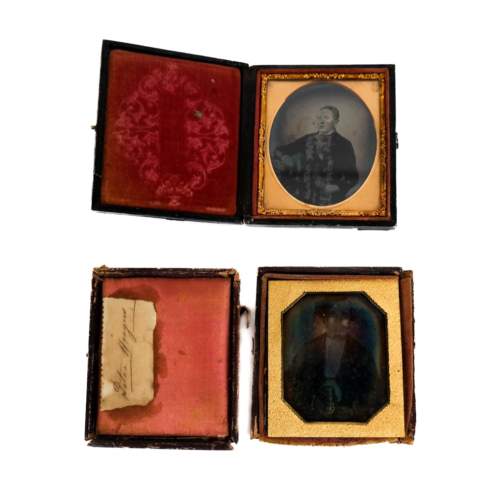 Two Antique Daguerreotype Photographs (1 of 8)
