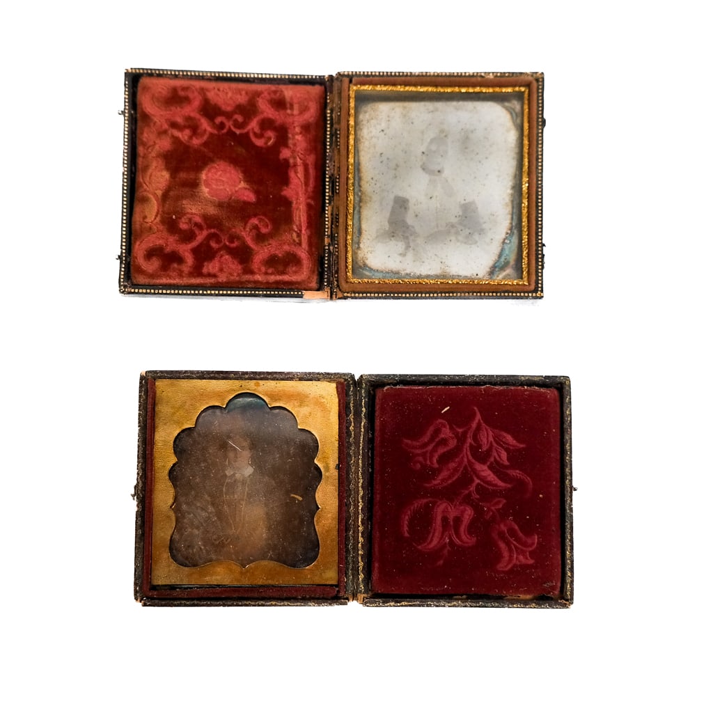Two Antique Daguerreotype Photographs (1 of 10)