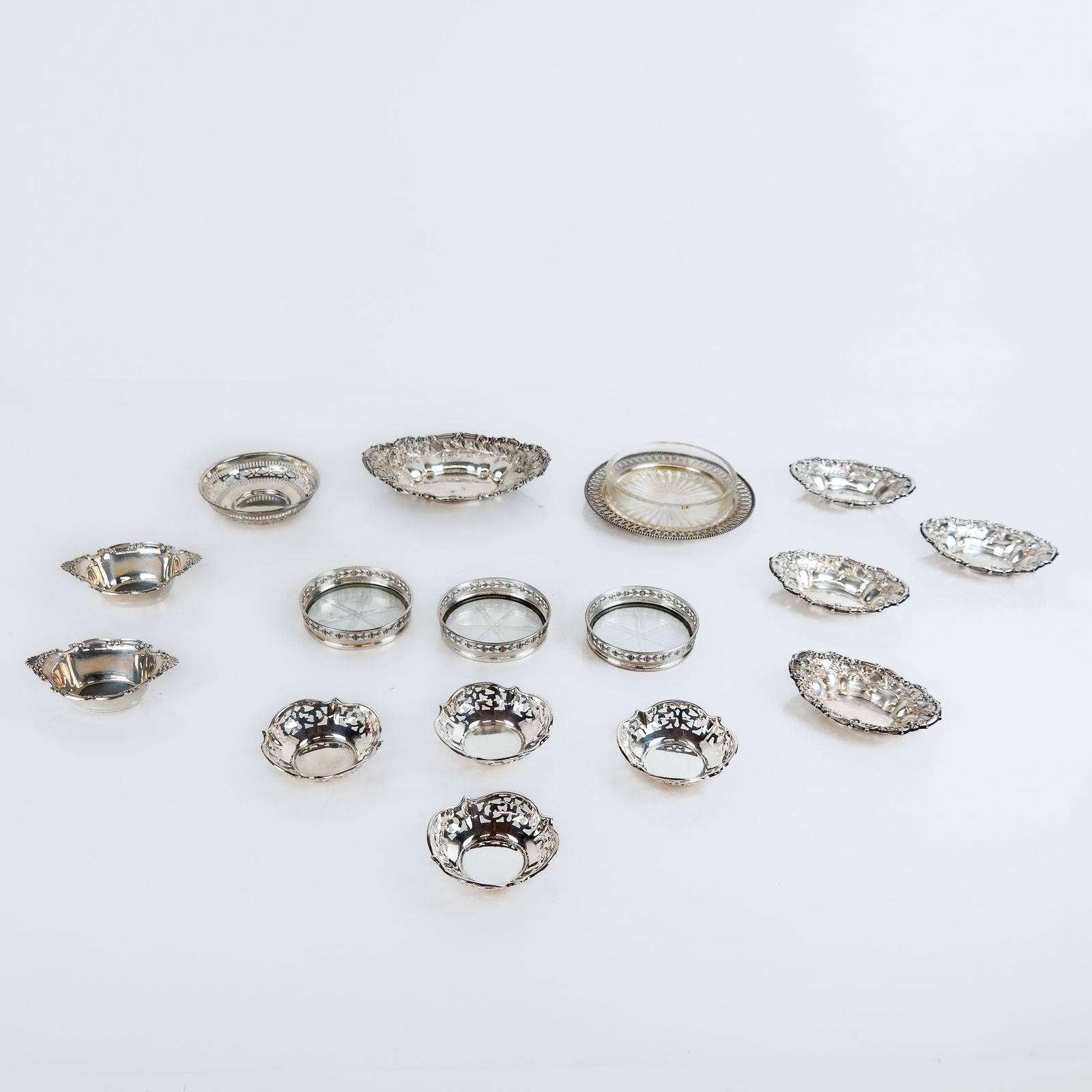 16 Sterling Silver Candy Dishes (1 of 9)