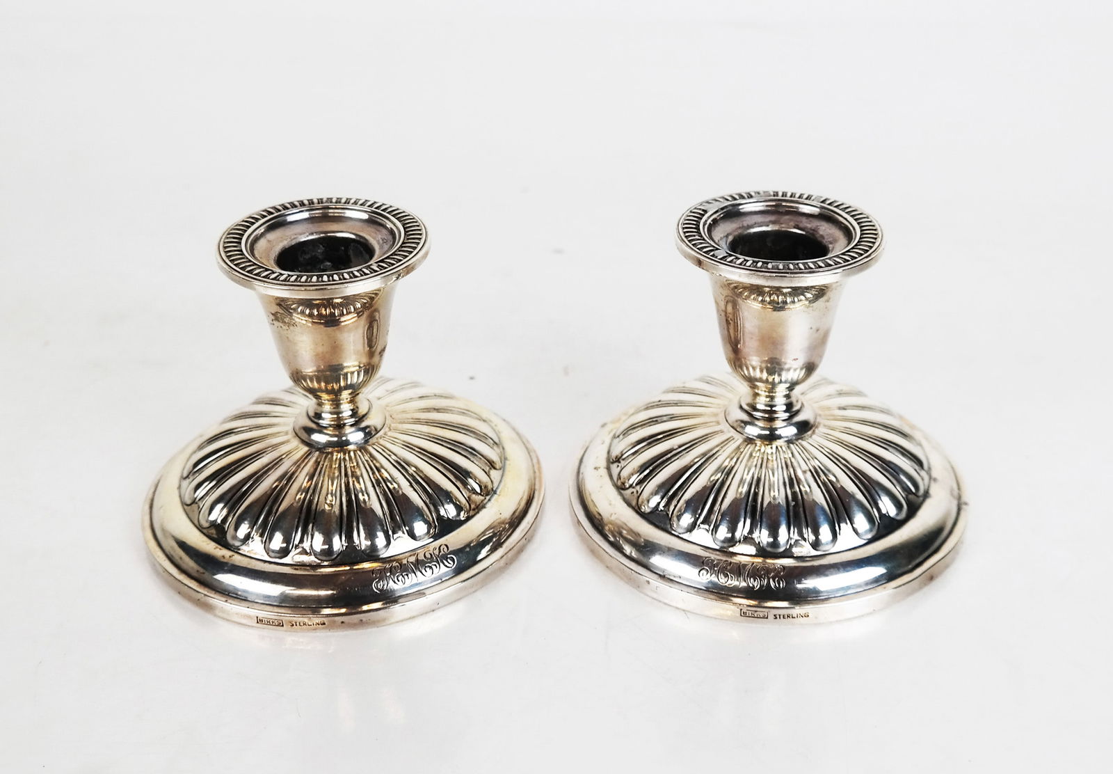 Pair of Birks Sterling Silver Candlesticks (1 of 5)