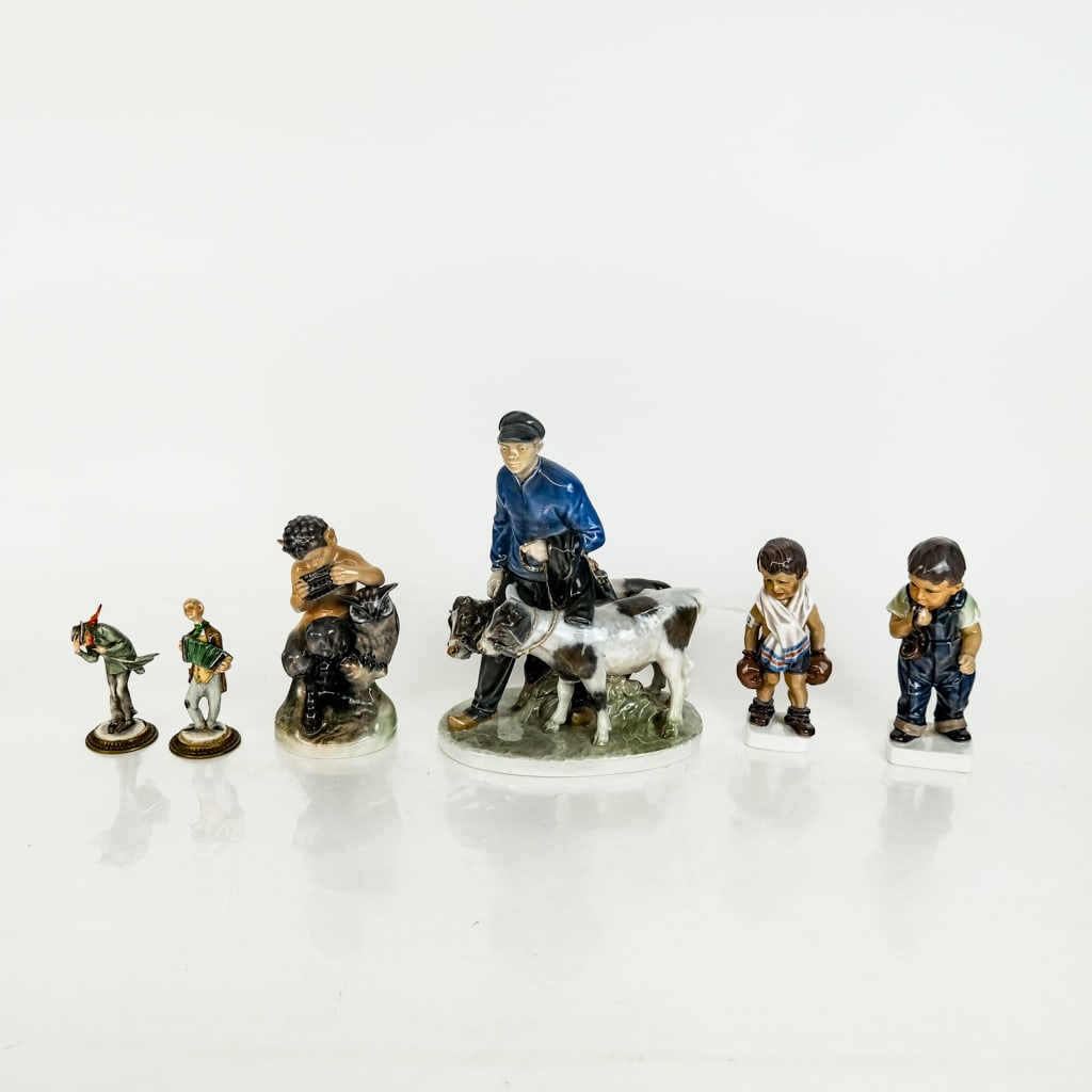 Six Continental Porcelain Sculptures (1 of 15)