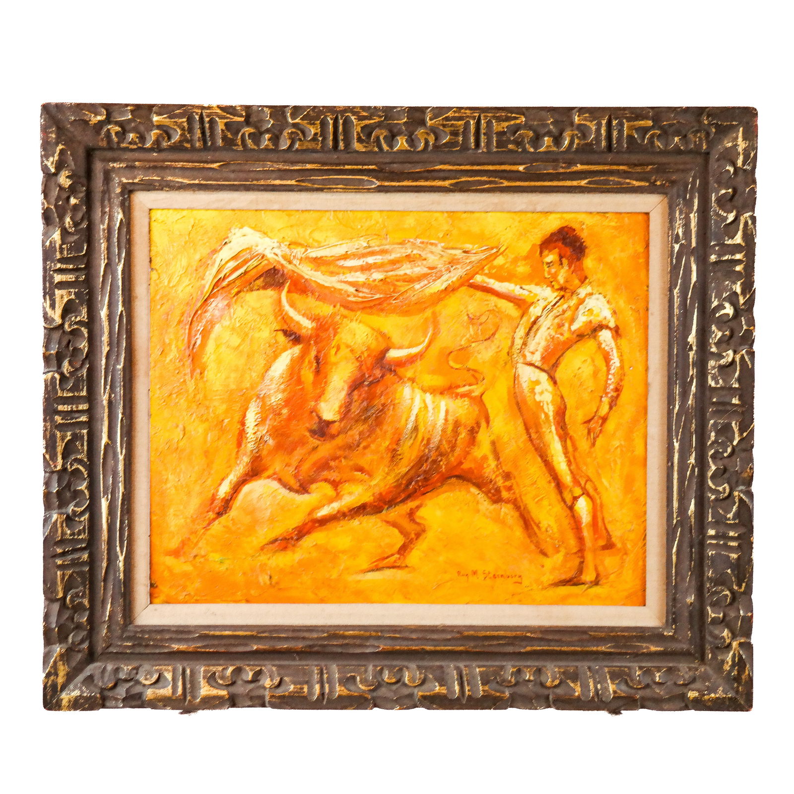 Roy M. STEINBERG: Bullfighter - Oil Painting (1 of 7)