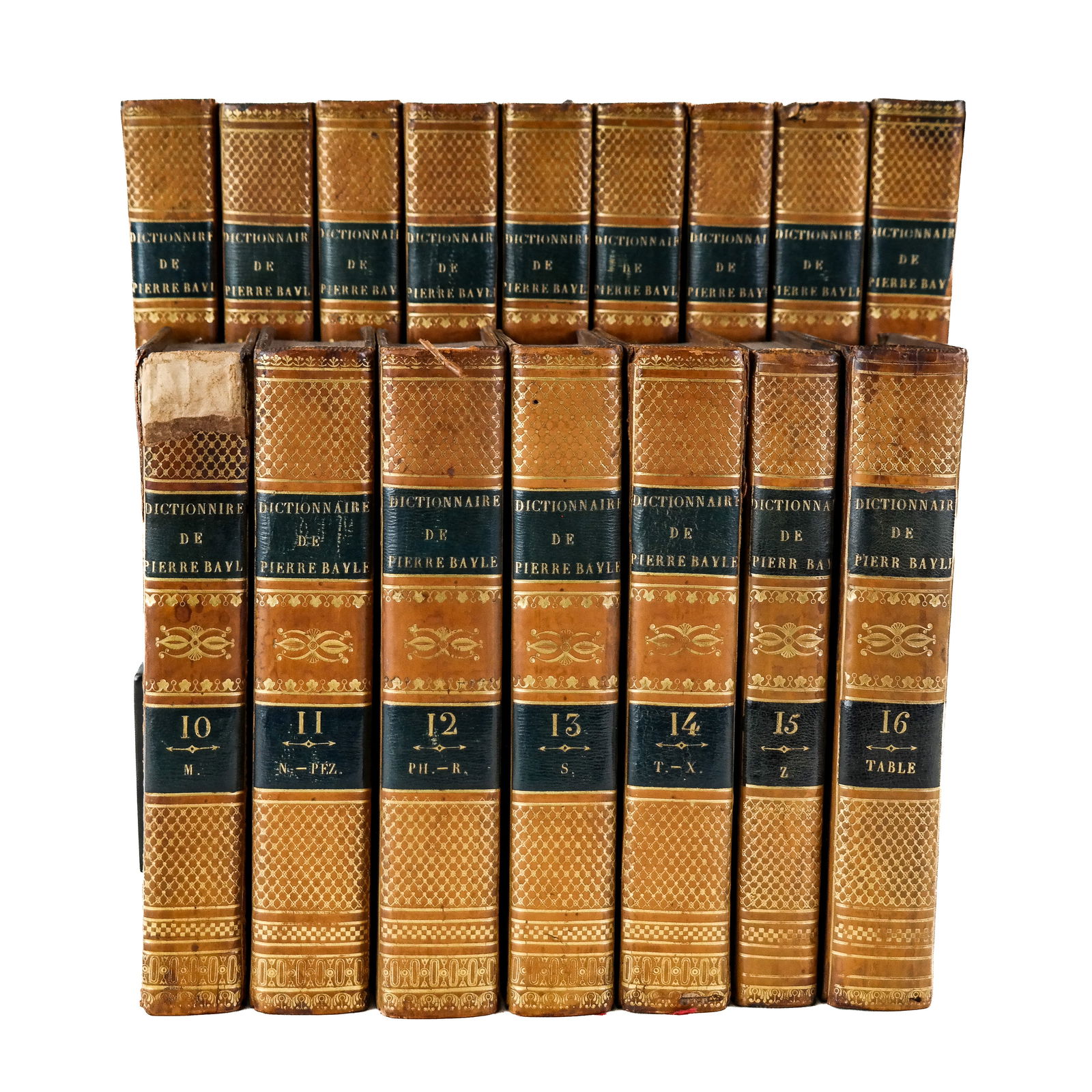 French Bindings: Dictionnaire Historique, Critque (1 of 9)