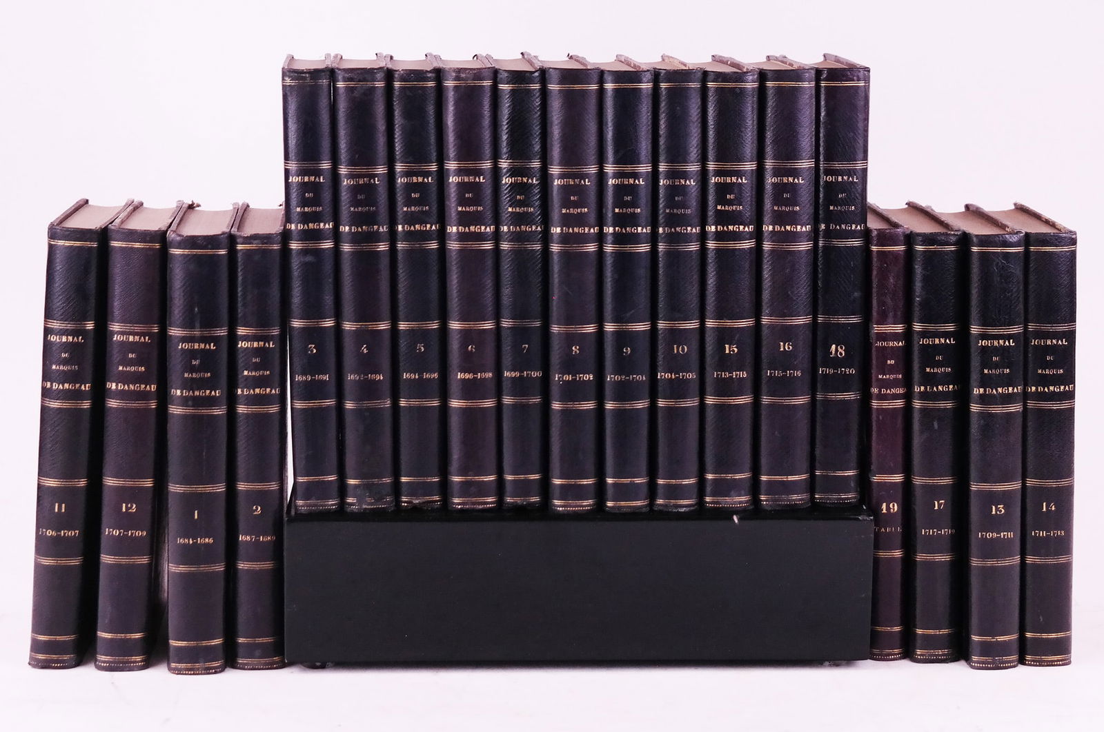 French Bindings: Journal du Marquis de Dangeau (1 of 3)