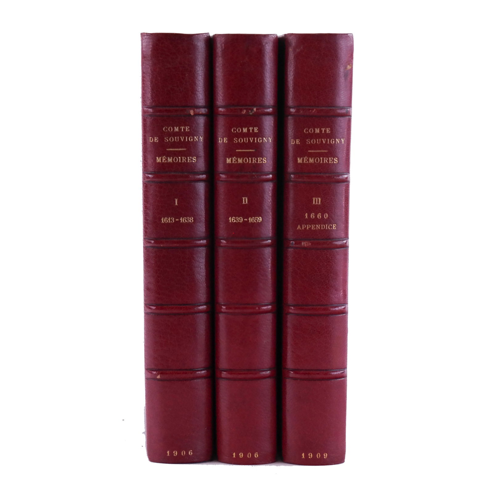French Bindings: Comte de Souvigny, Memoires (1 of 7)