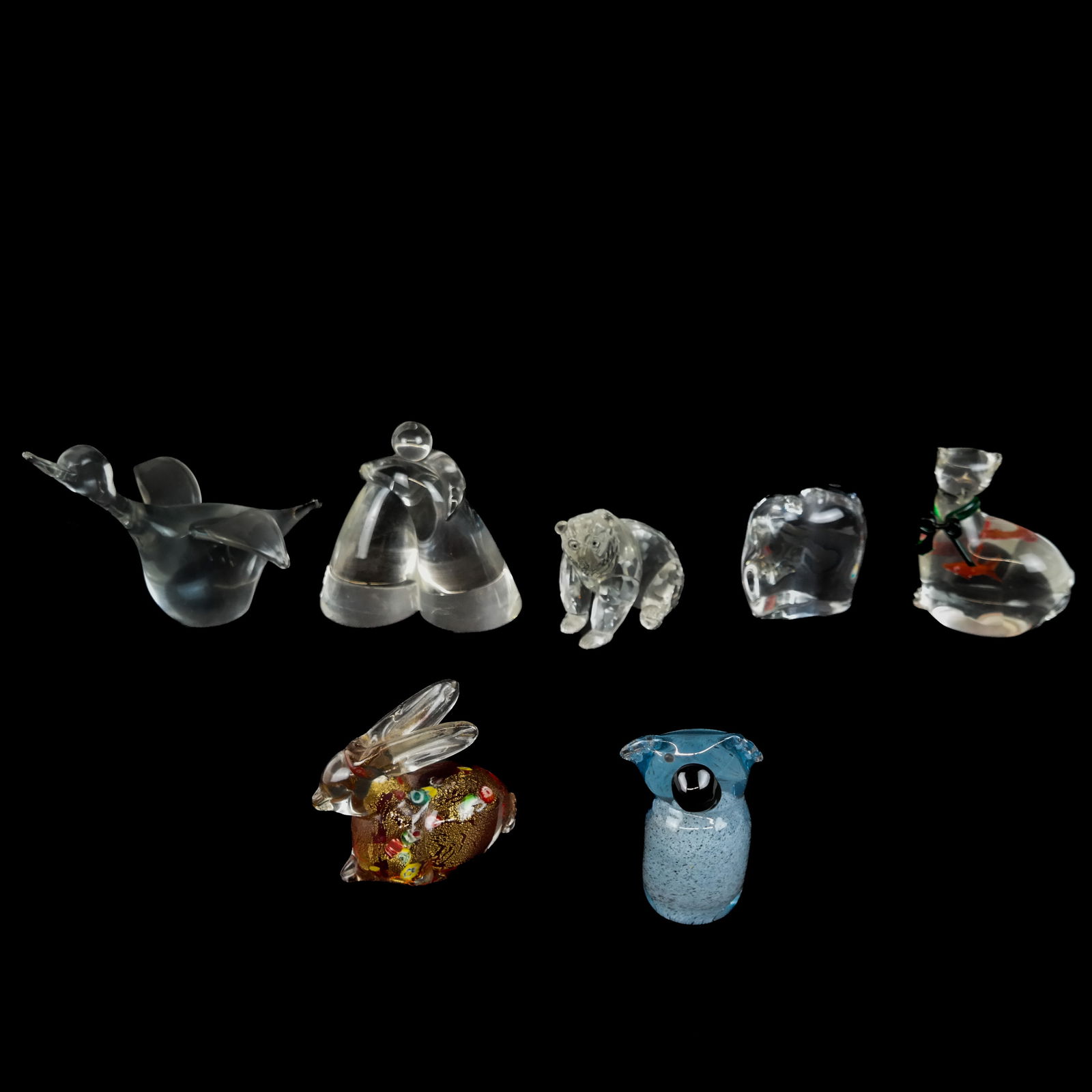 Steuben, Swarovski, Baccarat & Other Glass Figures (1 of 12)