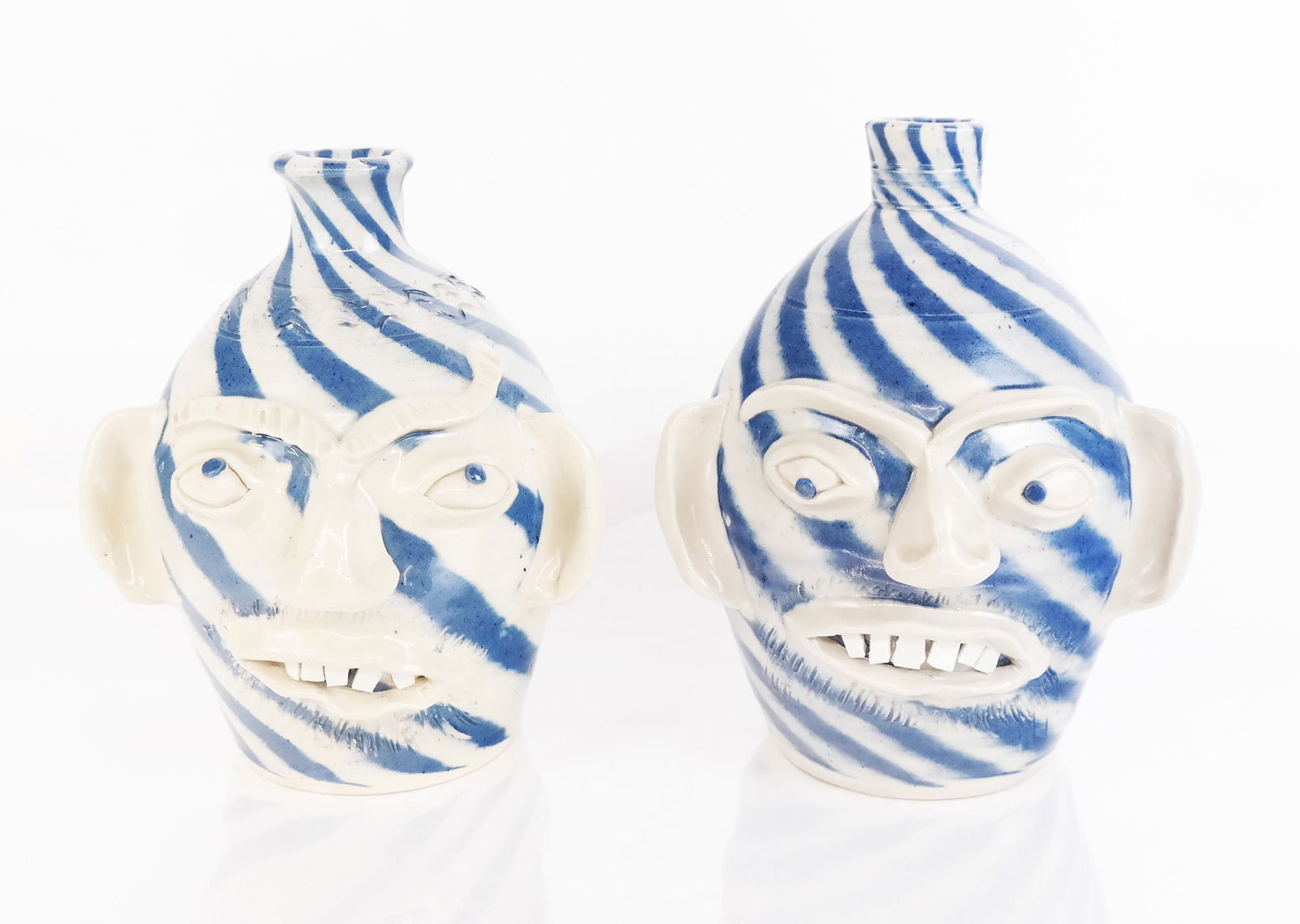 Pair of Charles Lisk Glazed Earthenware Jugs (1 of 8)