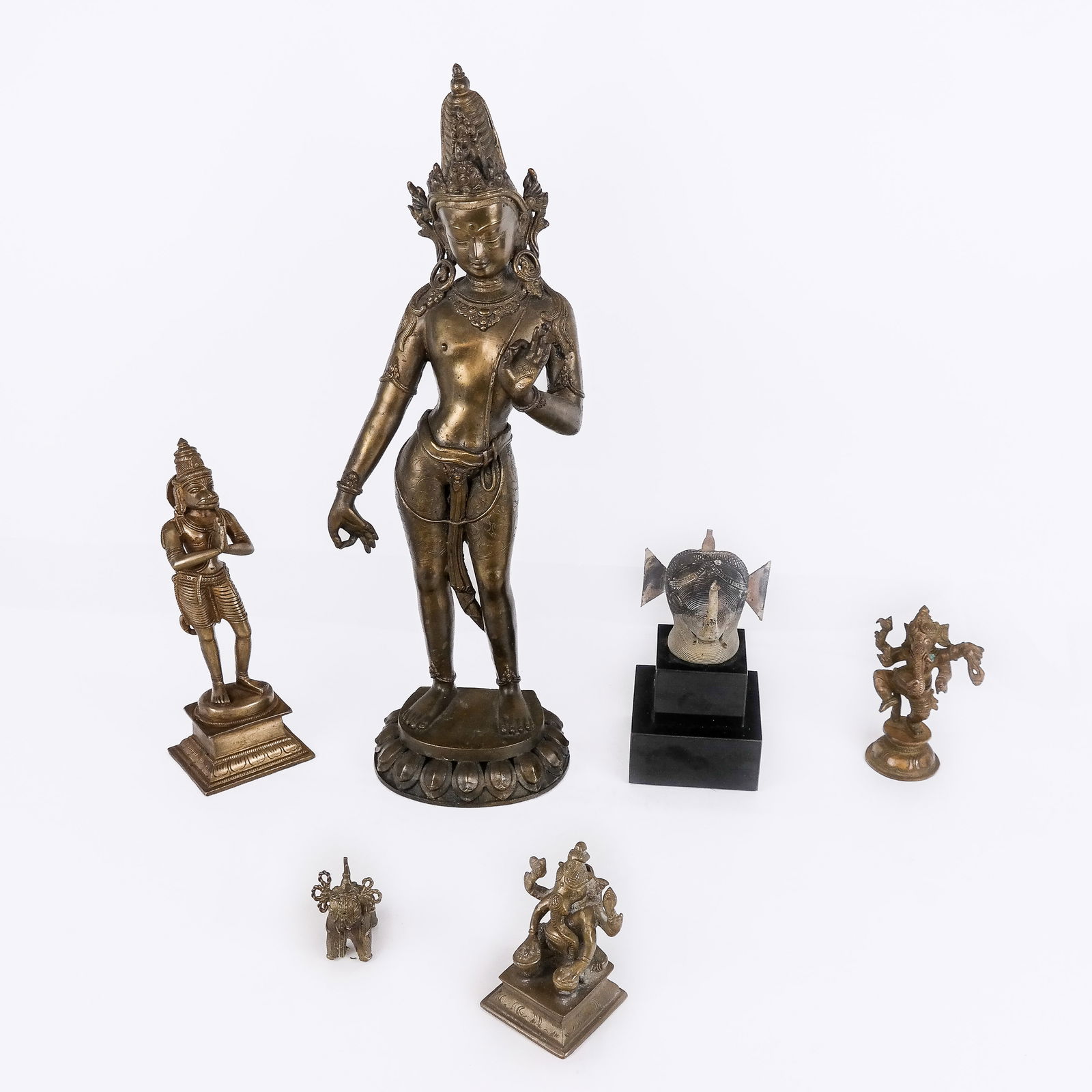 Group of Indian & Southeast Asian Figures (6) (1 of 11)