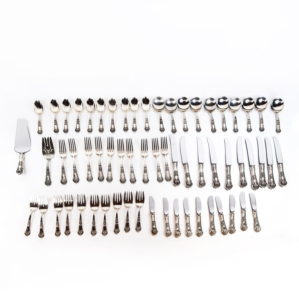 Reed & Barton Sterling Silver Flatware (62 Pcs) (1 of 14)