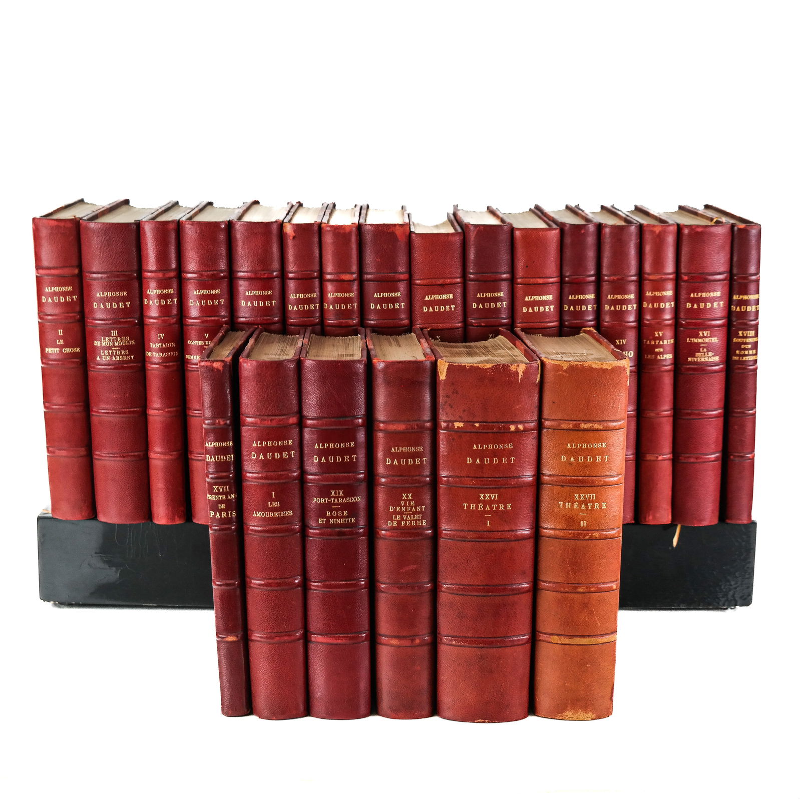 French Bindings: Alphonse Daudet Oeuvres (22) (1 of 11)