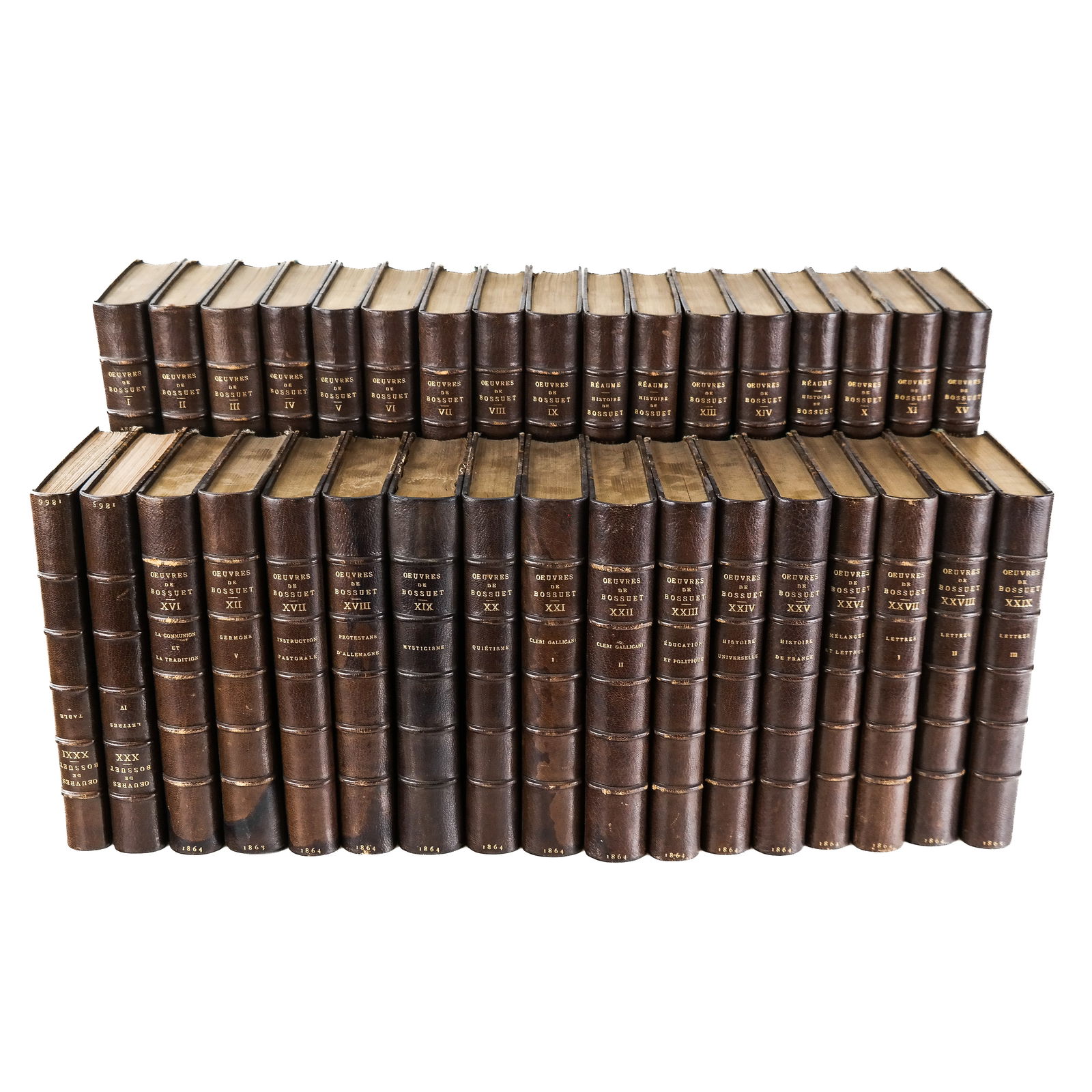 French Bindings: Oeuvres de J-B Bossuet (34) (1 of 10)