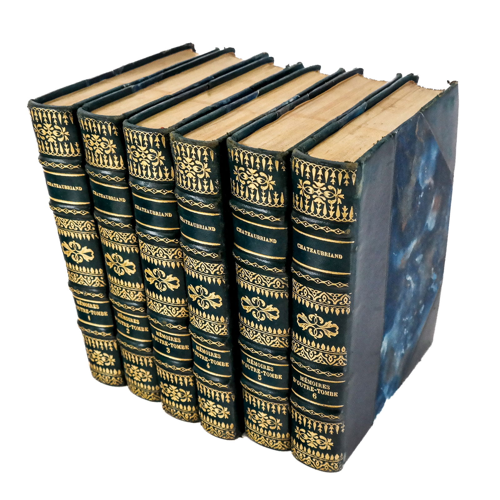 French Bindings: Chateaubriand Memoires... (6) (1 of 9)