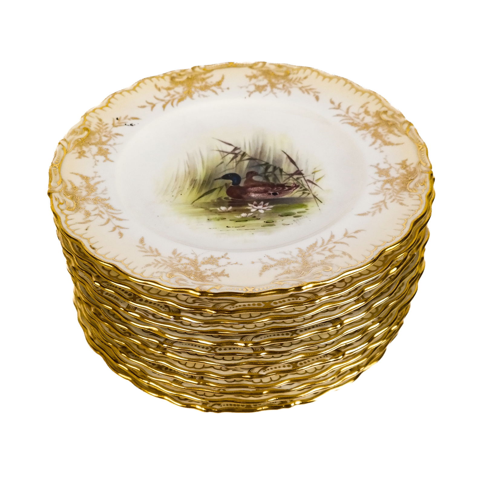 Coalport Ornithological-Inspired Plates (12) (1 of 9)