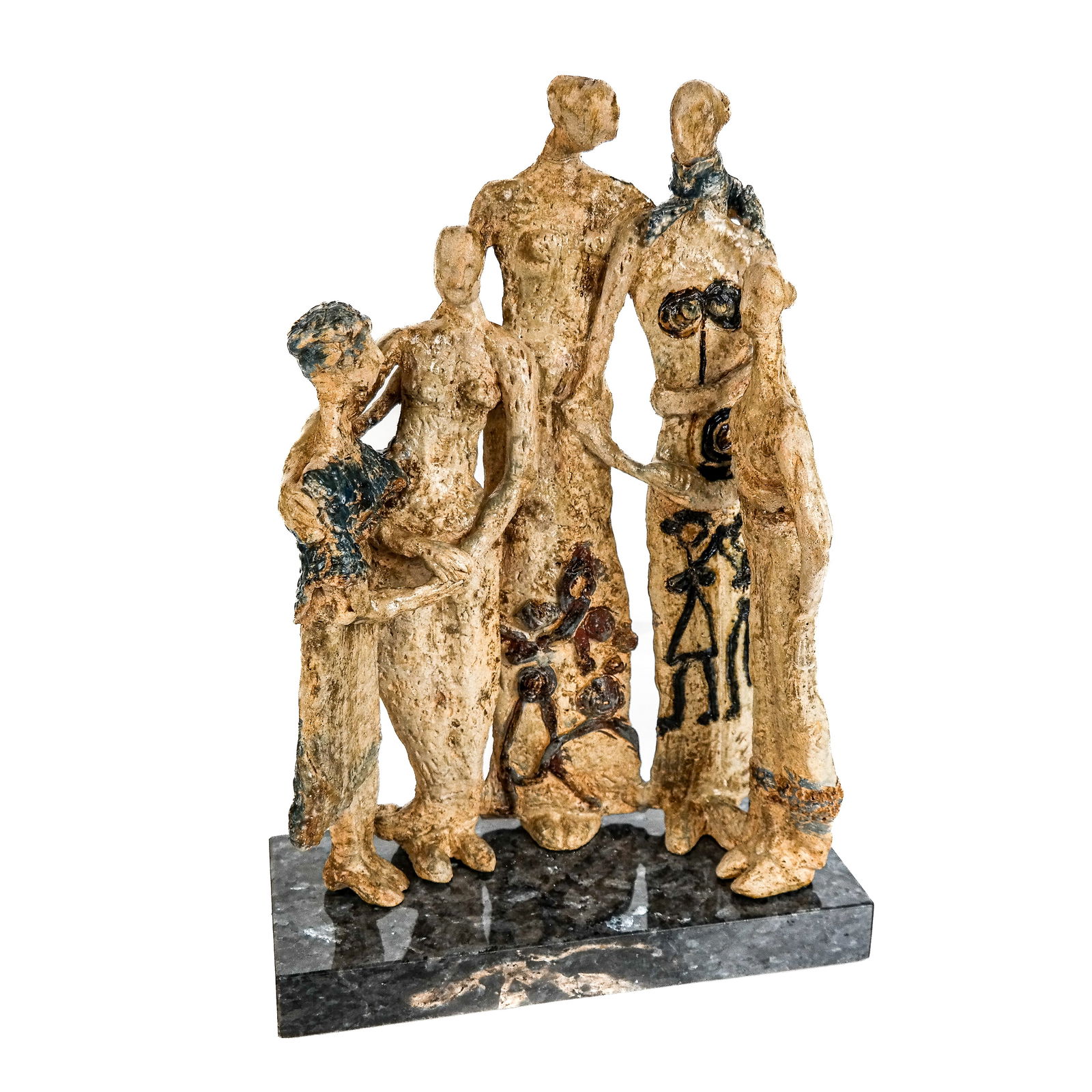 Ceramic Figural Group (1 of 9)