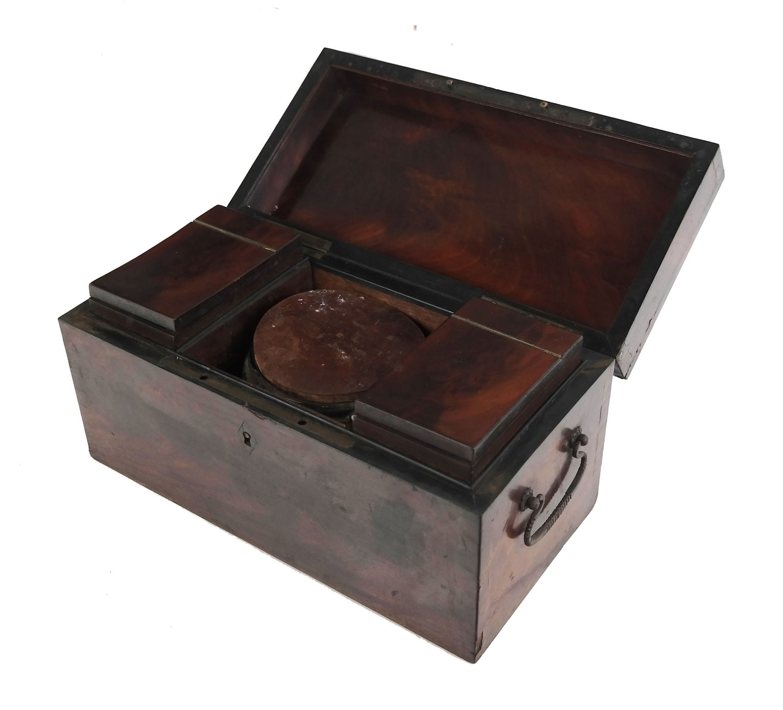 Mahogany Tea Caddy (1 of 7)