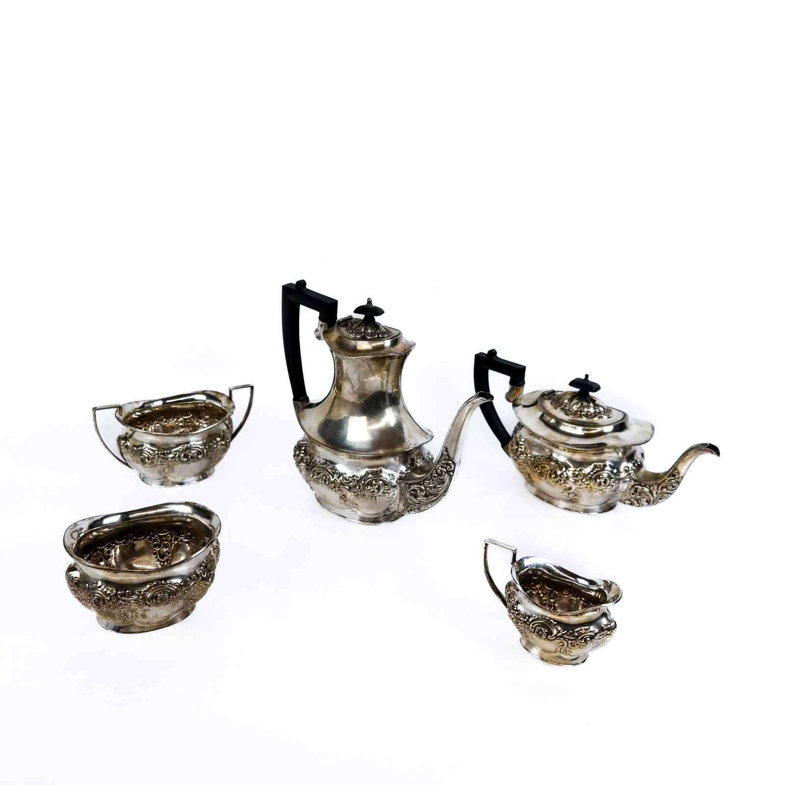 Sheffield Plated Coffee & Tea Service (1 of 14)