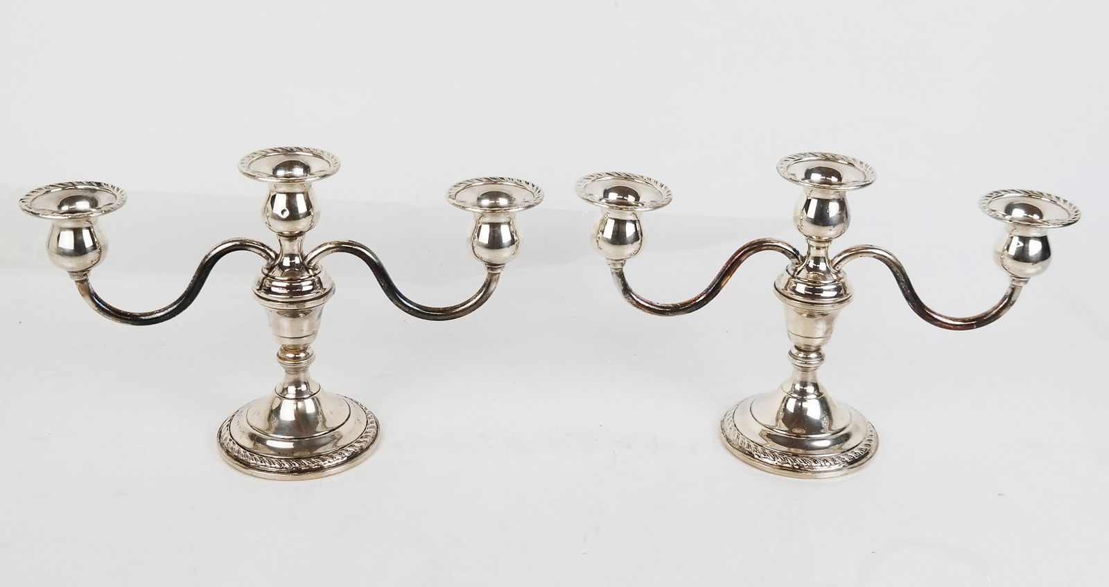 Preisner Pair of Sterling Silver Candelabra (1 of 10)