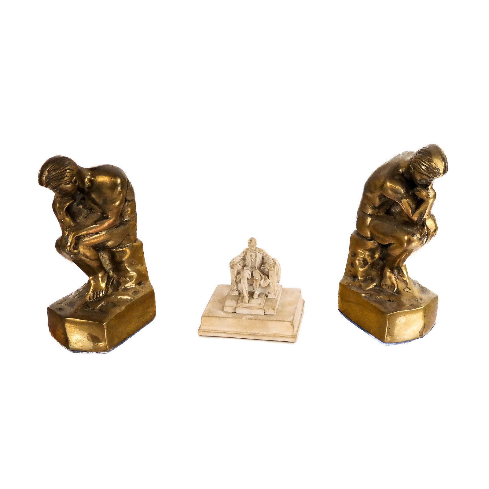 After Auguste RODIN: Brass Bookends (3) (1 of 10)