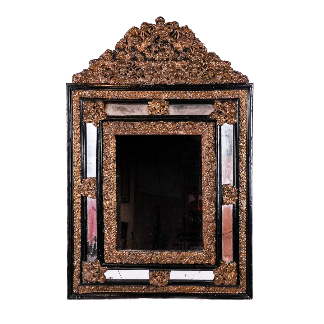 Baroque-Style Metal Relief Mirror (1 of 9)