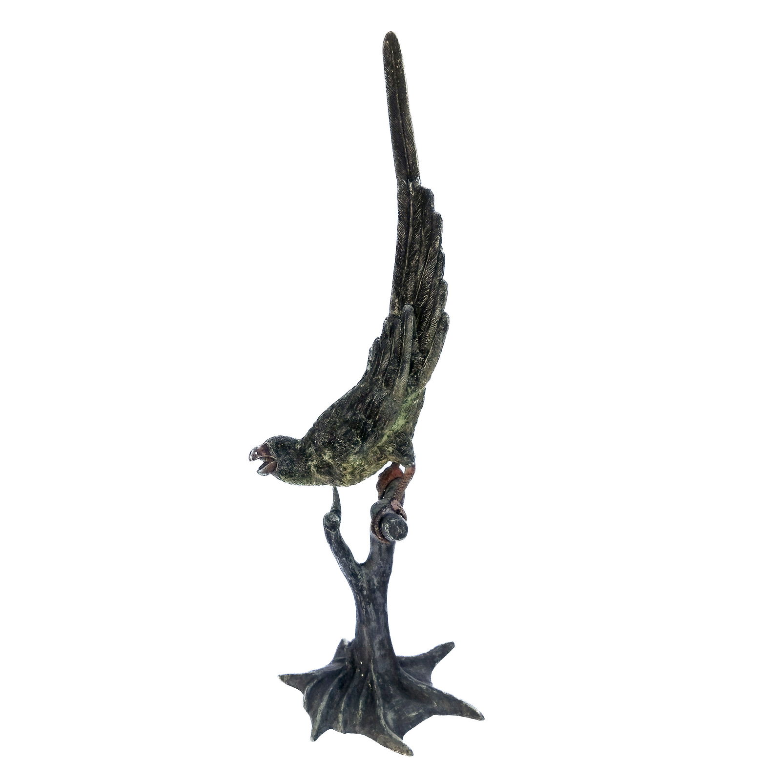 Bronze Parrot Sculpture (1 of 7)