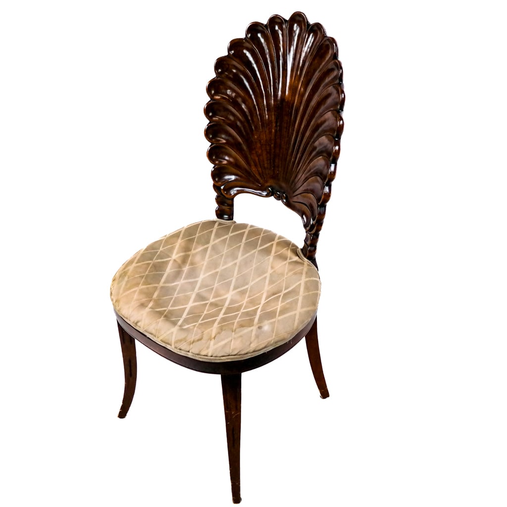 Modern Italian Rococo-Style Grotto Chair (1 of 8)