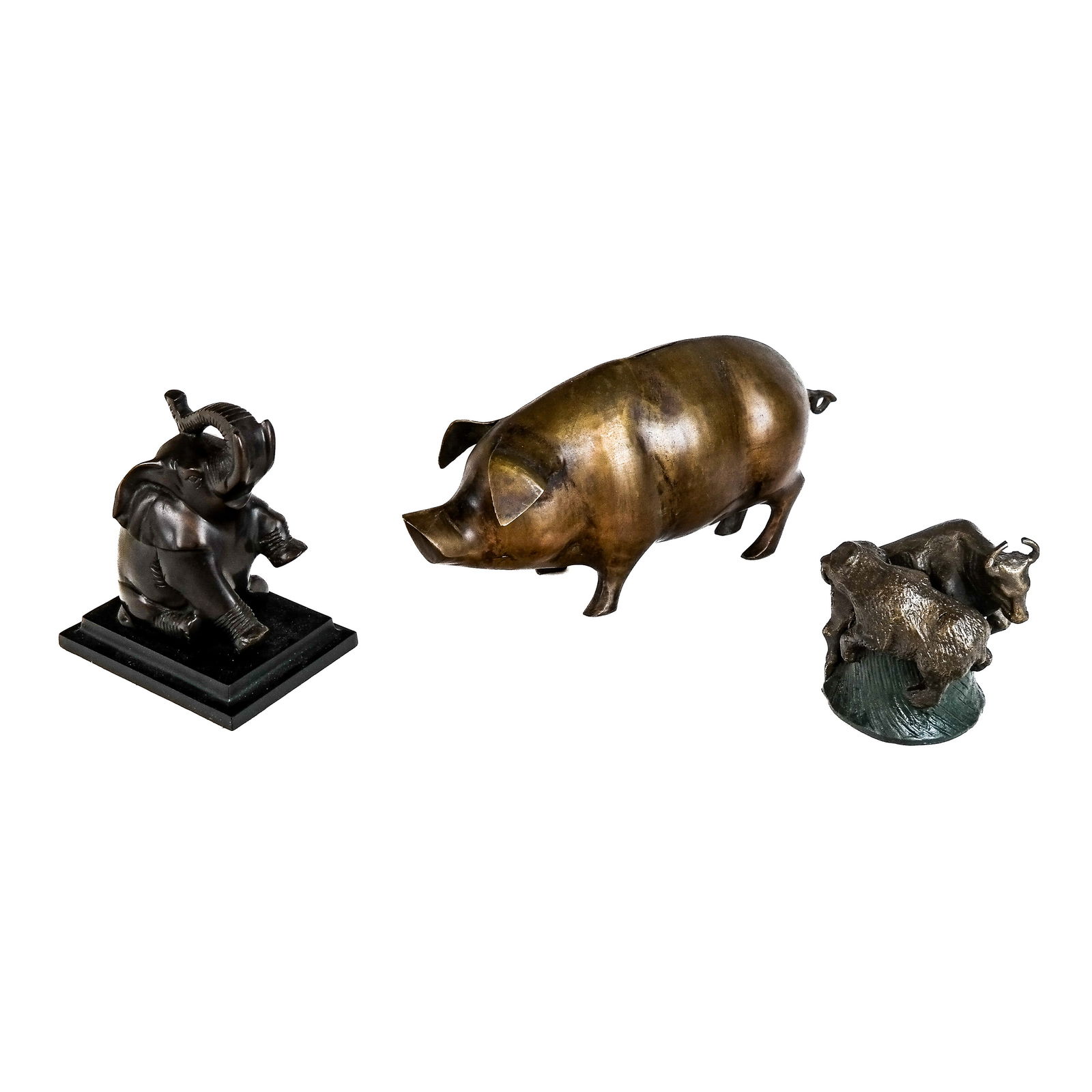 Three Bronze Animalier Sculptures (1 of 12)