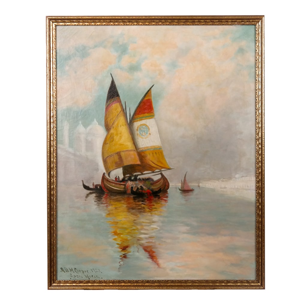 A.D.M. COOPER: Grand Canal - Oil Painting (1 of 8)