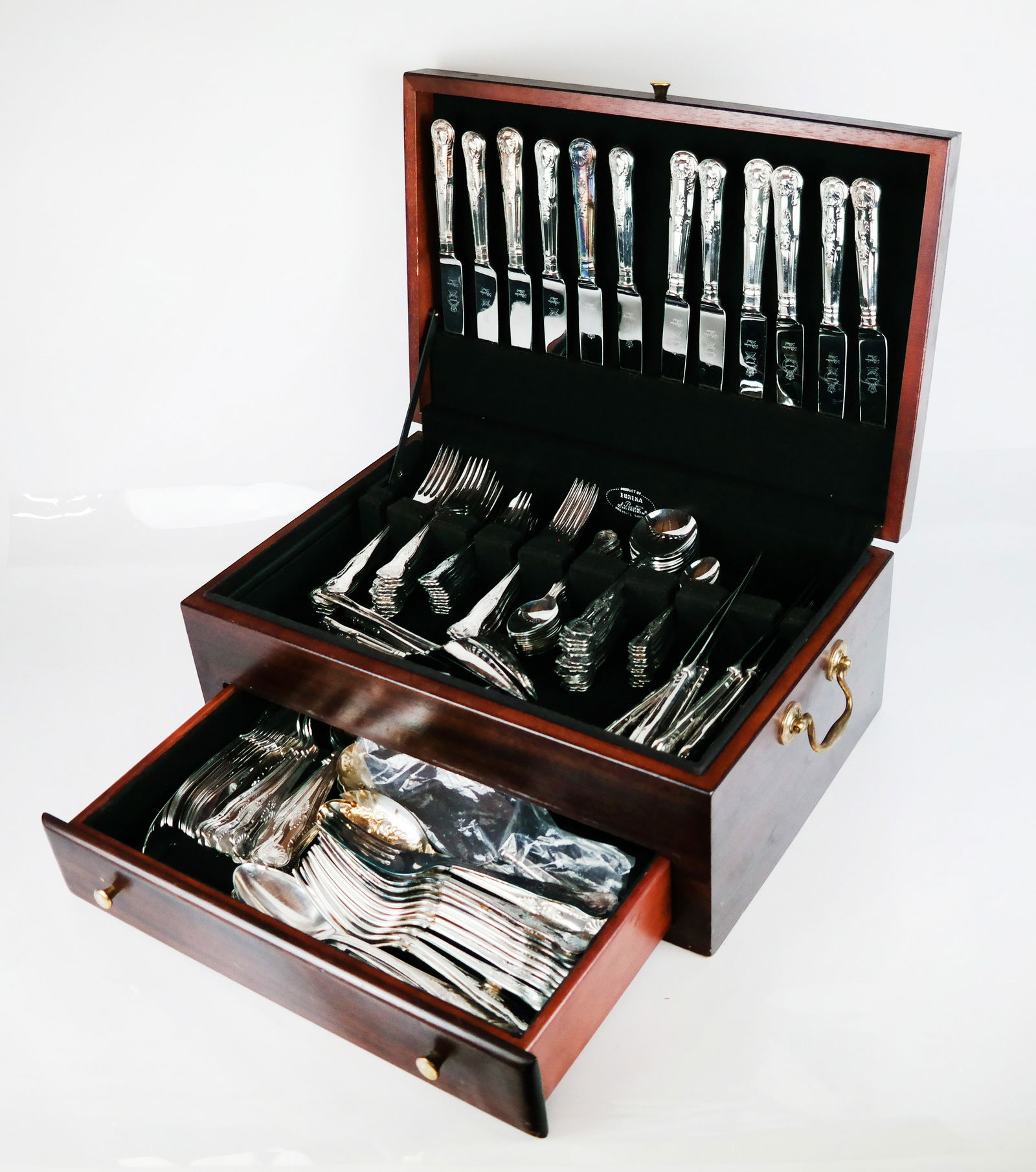 140-Pc. Sheffield Silver Plate Flatware Set (1 of 20)