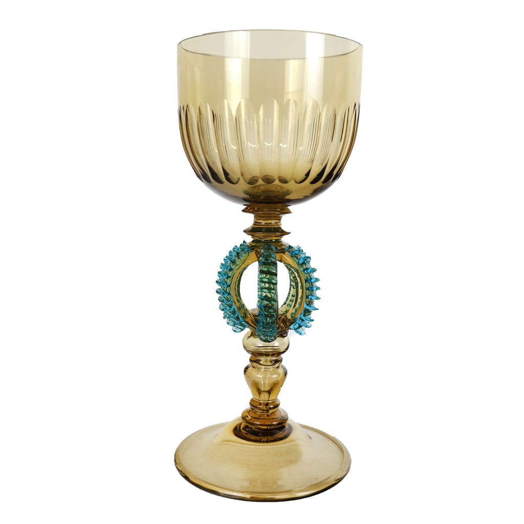 Modern Venetian Murano Glass Goblet (1 of 7)