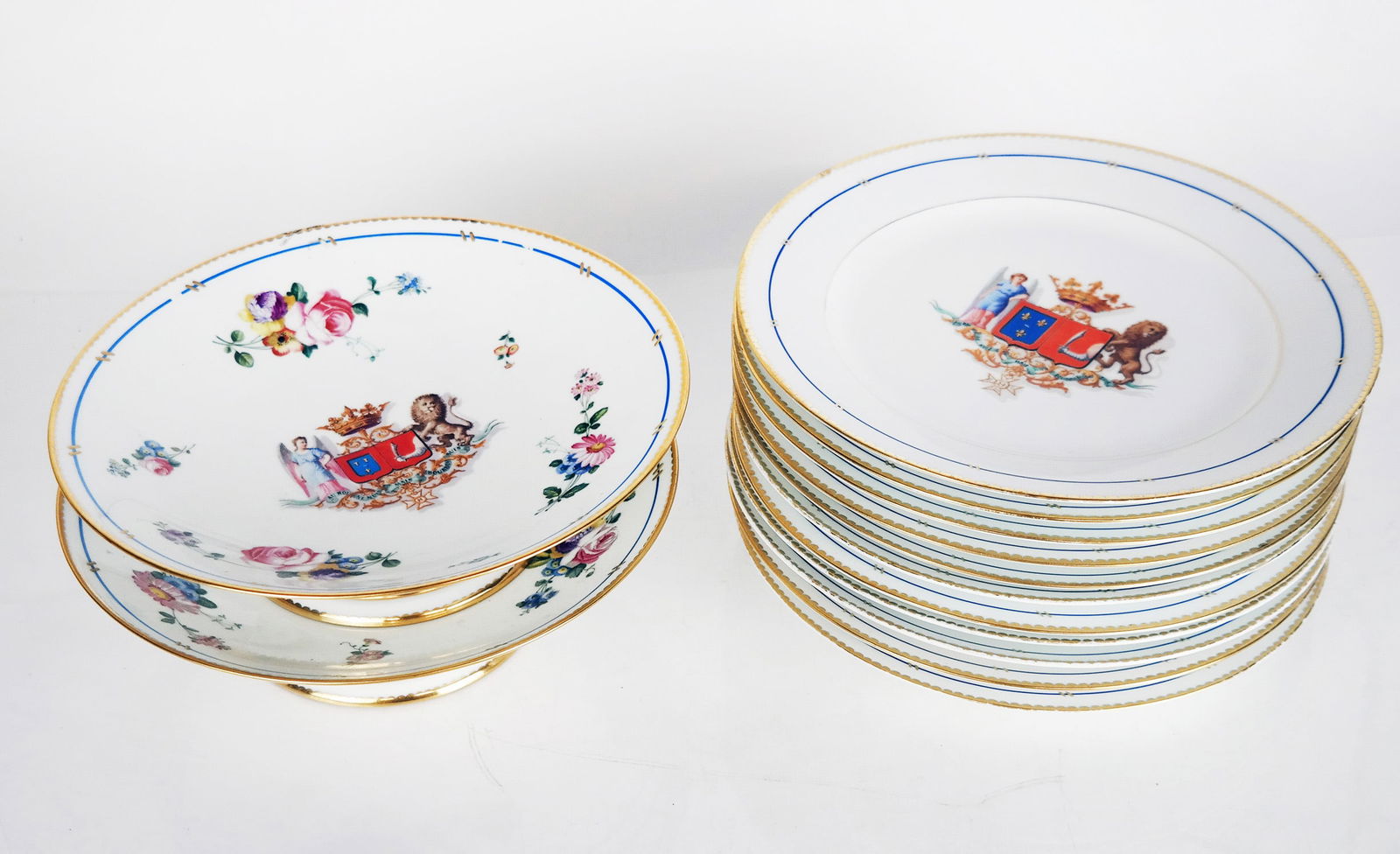 Sevres French Porcelain Partial Service (13) (1 of 11)