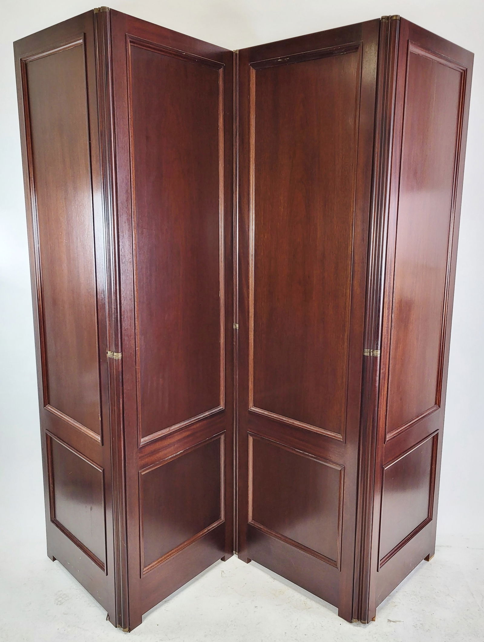 Mahogany 4-Panel Screen (1 of 11)