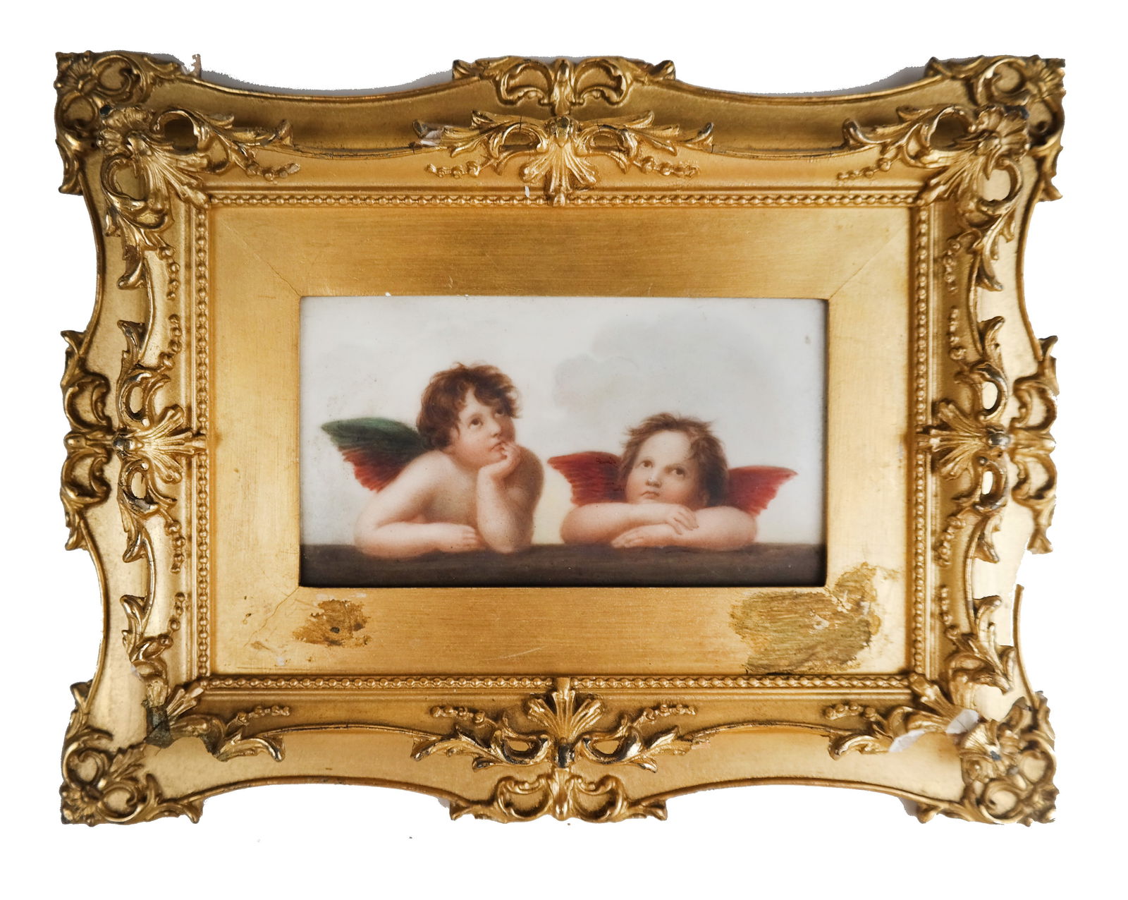 After RAFAEL: Painted Porcelain Plaque (1 of 7)