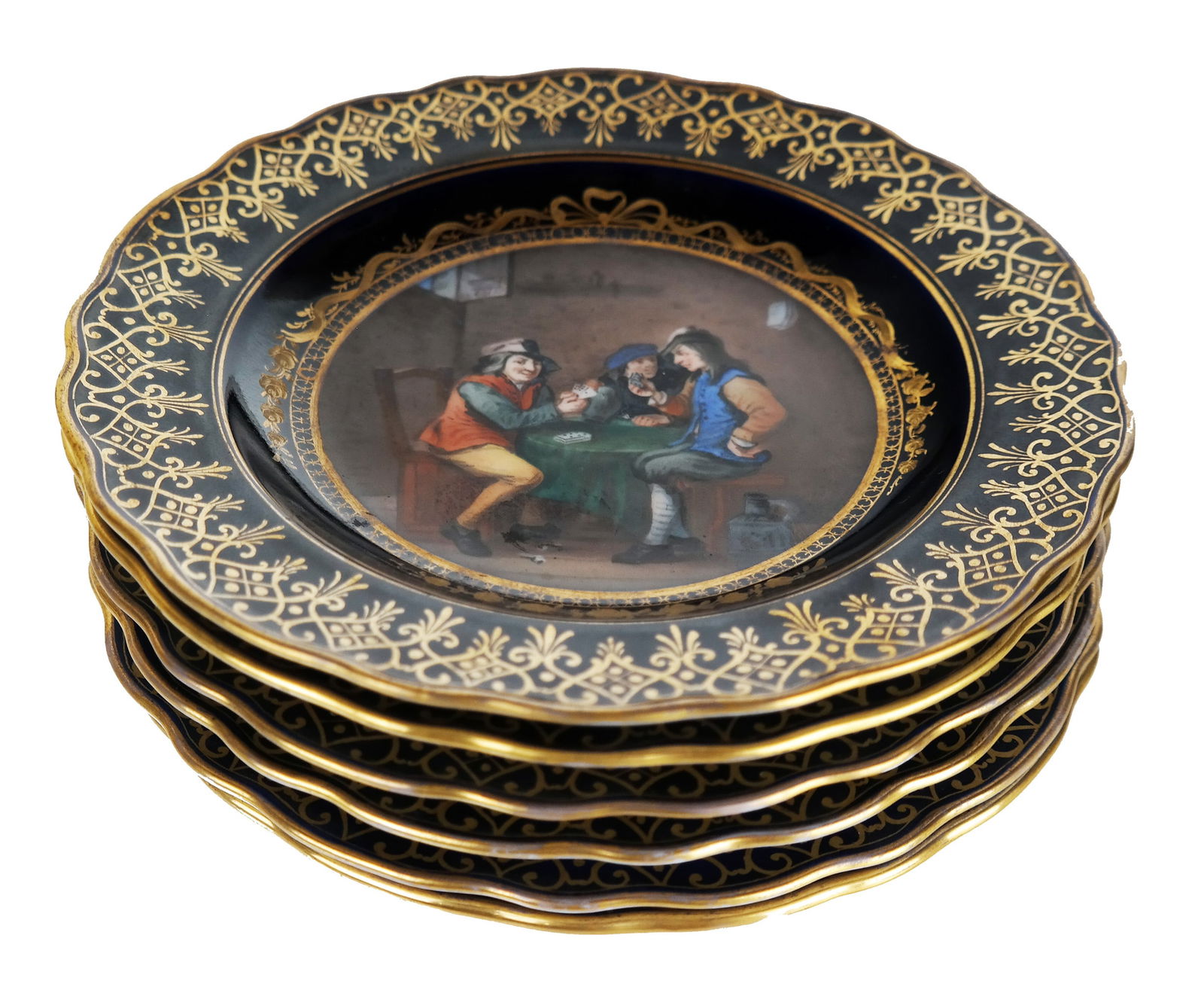 Dresden Porcelain Cabinet Plates (6) (1 of 12)