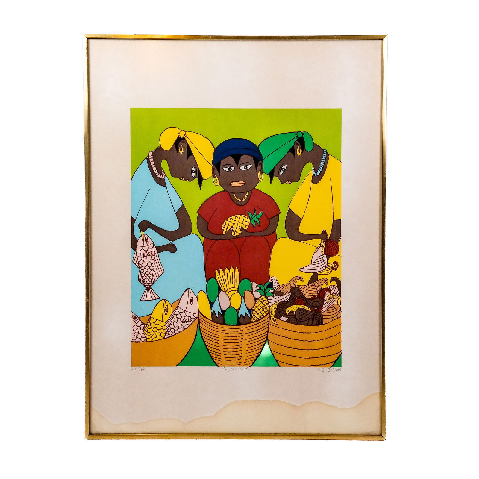 Seymour E. BOTTEX: "Les Marchands" - Print (1 of 9)