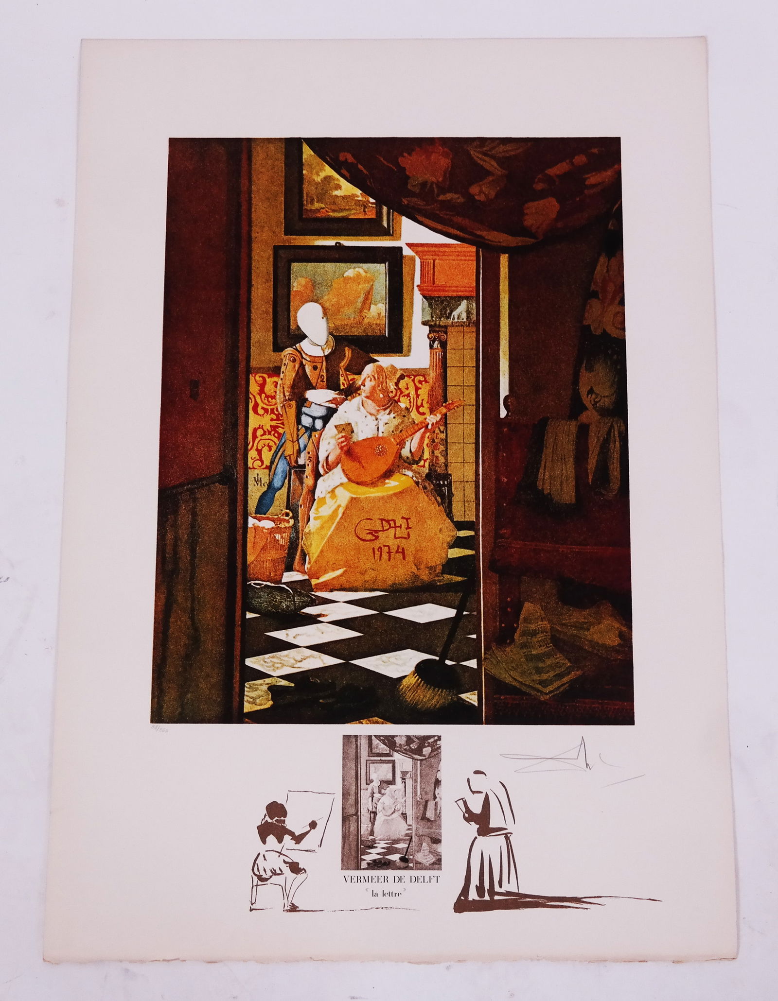 Salvador DALI: "La Lettre" - Signed Lithograph (1 of 11)