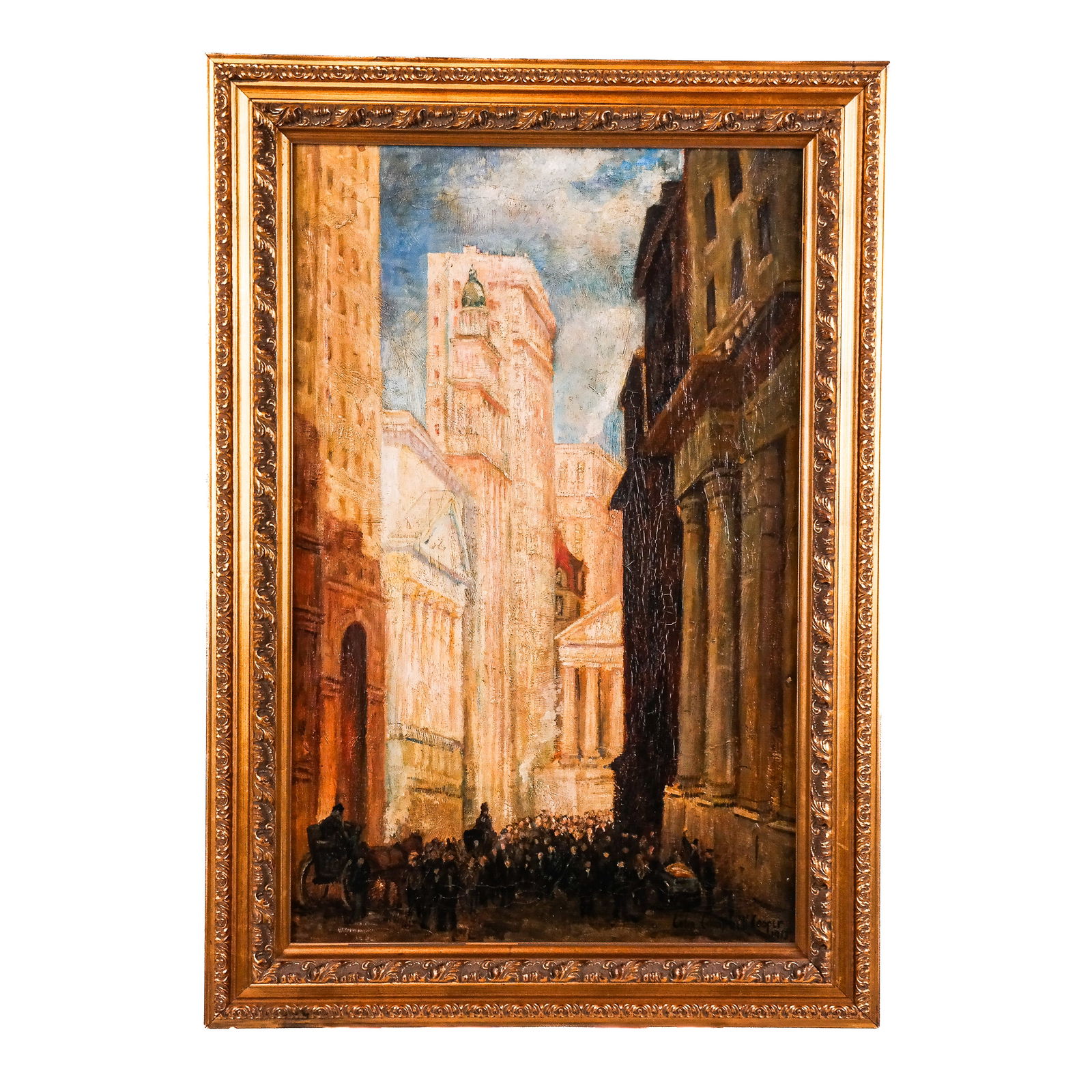 Colin C. COOPER: Wall Street- Oil Painting (1 of 9)