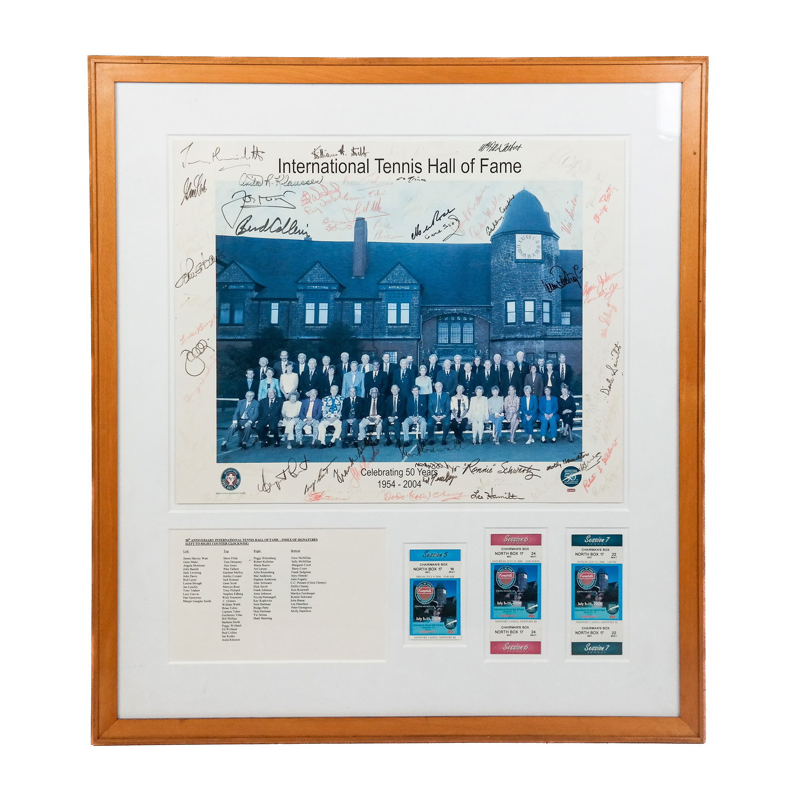 Sports Memorabilia: Framed Tennis Poster (1 of 8)