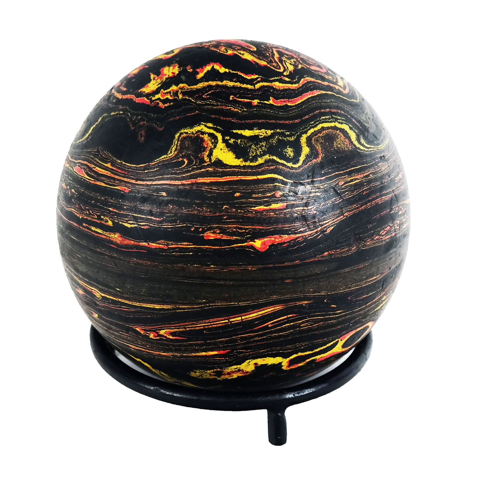 Black Variegated Marble Ball (1 of 11)