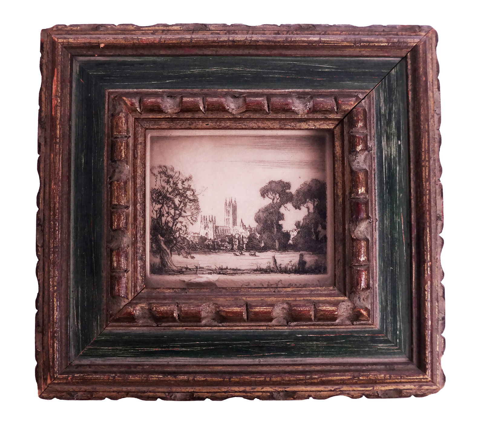 After Cyril H. BARRAUD: Cathedral - Etching (1 of 7)