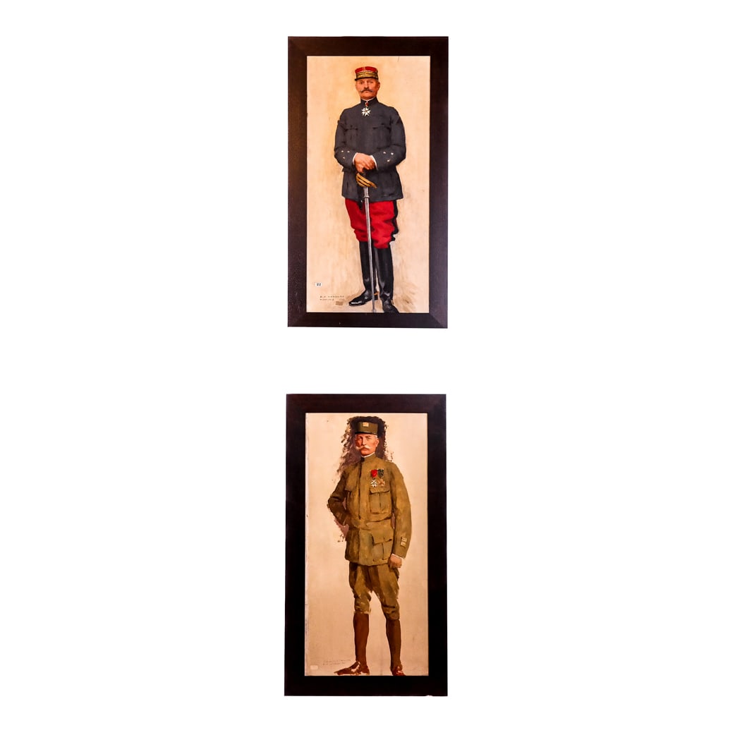 A.F. GORGUET: Military Portraits - Oil Paintings ( (1 of 14)