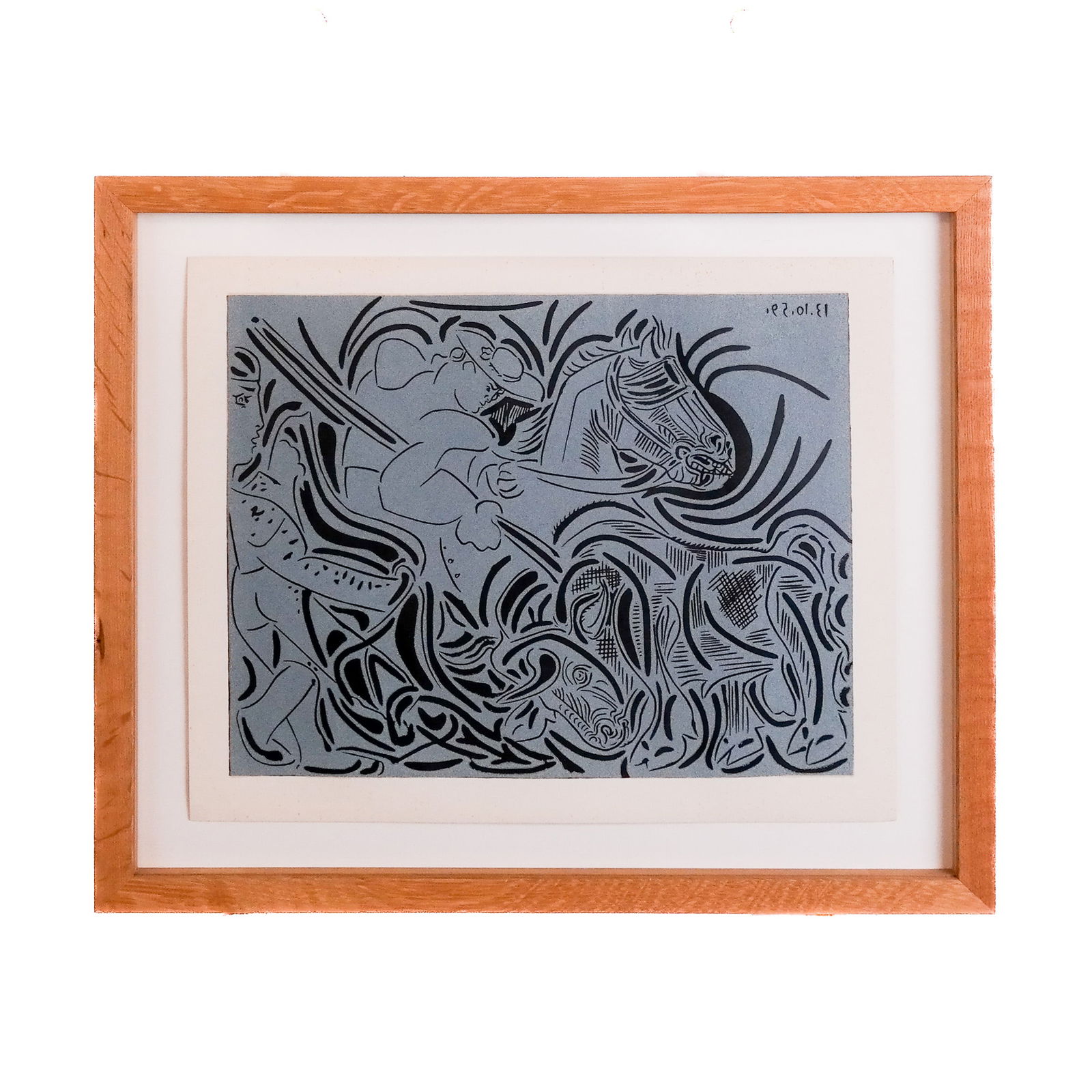 After Pablo PICASSO: "Pique Cassee" - Lino Print (1 of 8)