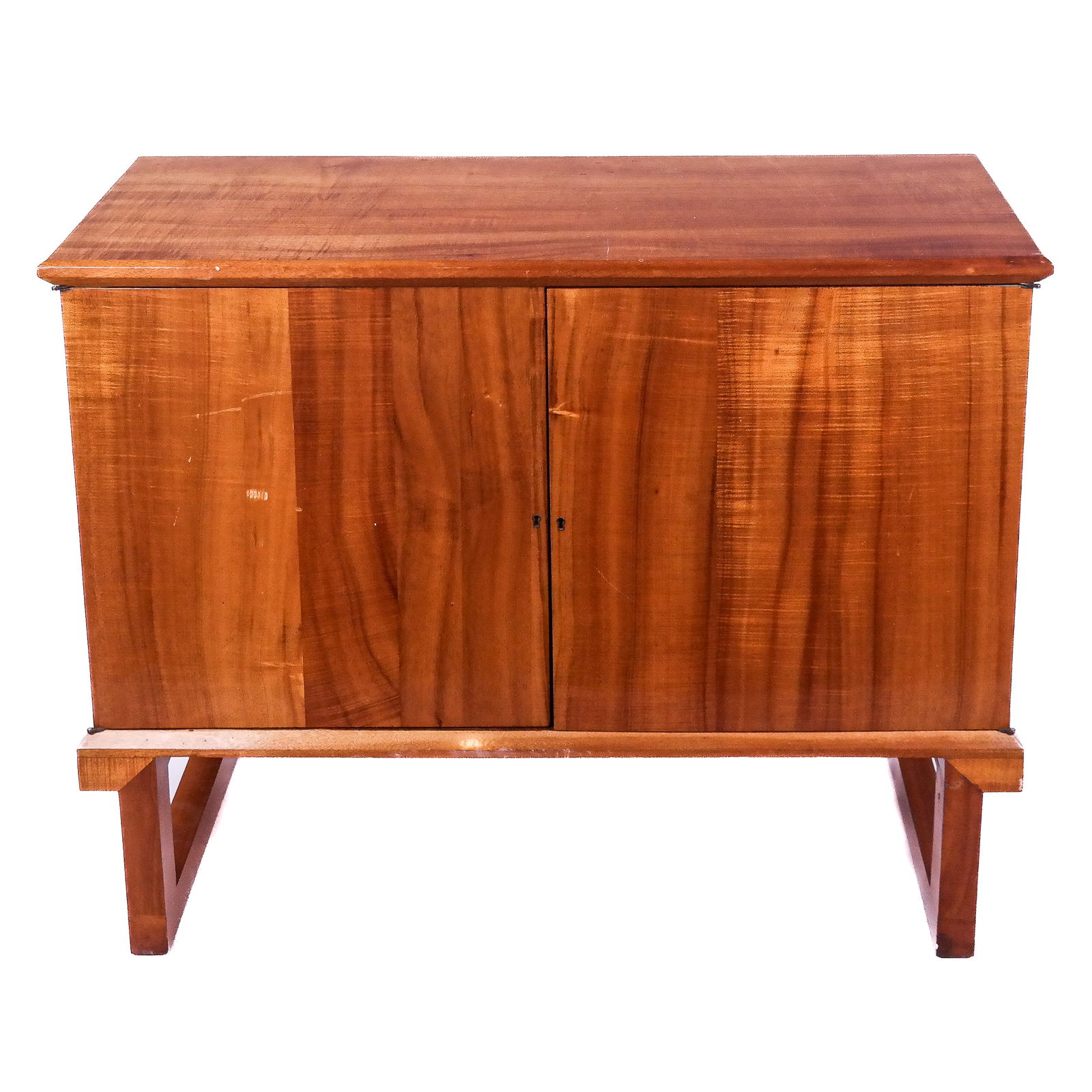 Dunbar Walnut Cabinet on Stand (1 of 10)