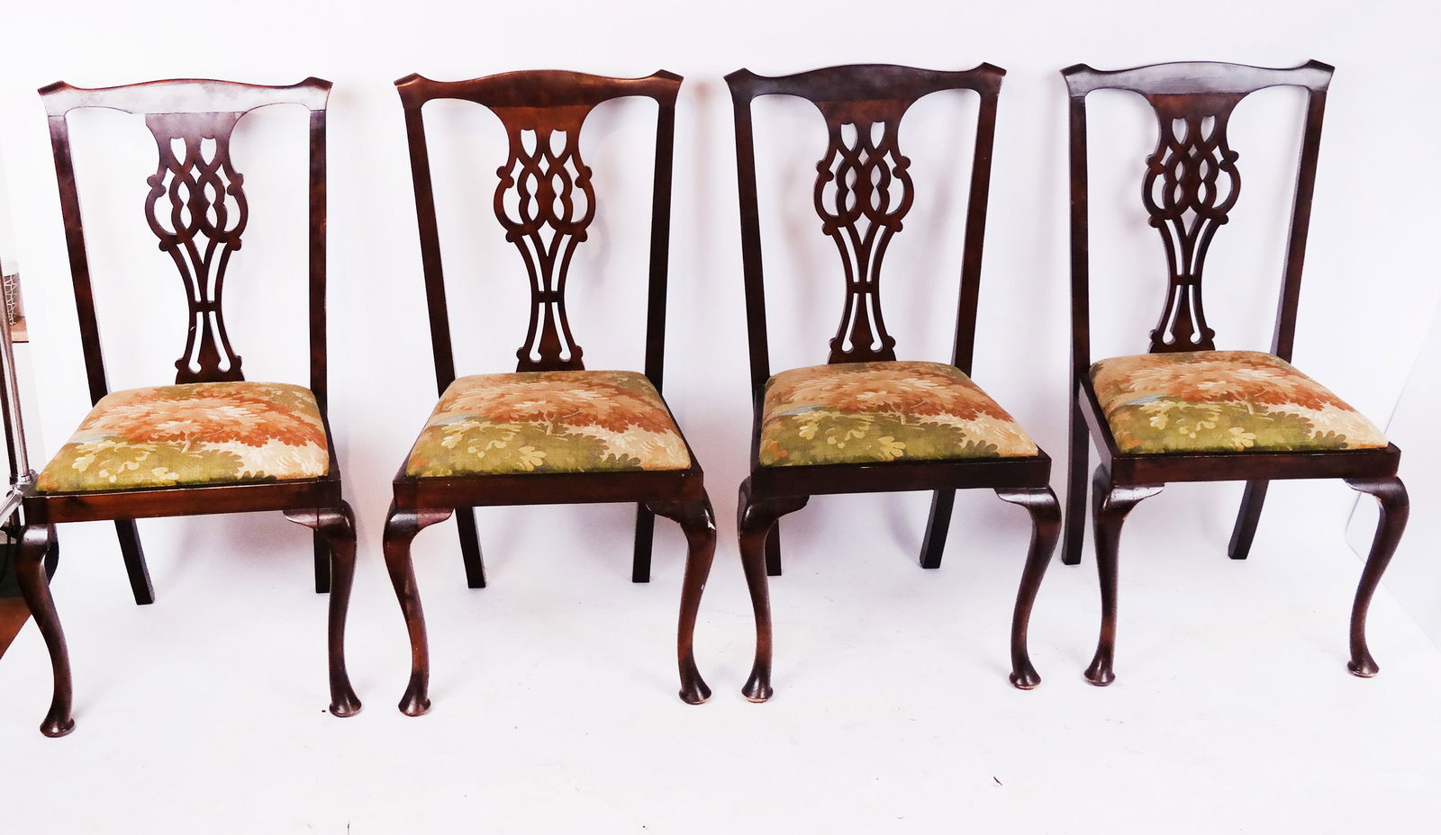 George III-Style Mahogany Dining Chairs (4) (1 of 7)