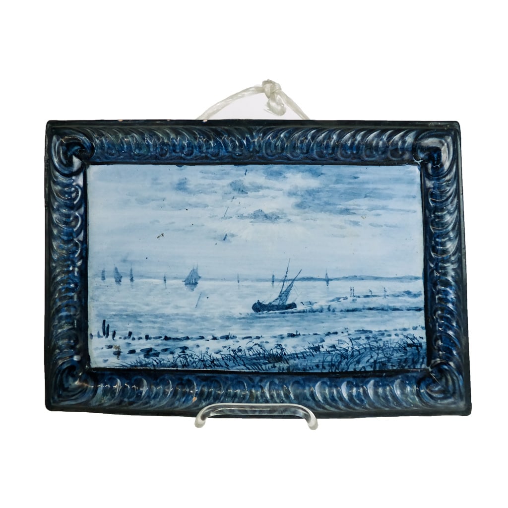 Continental Blue & White Ceramic Plaque (1 of 11)