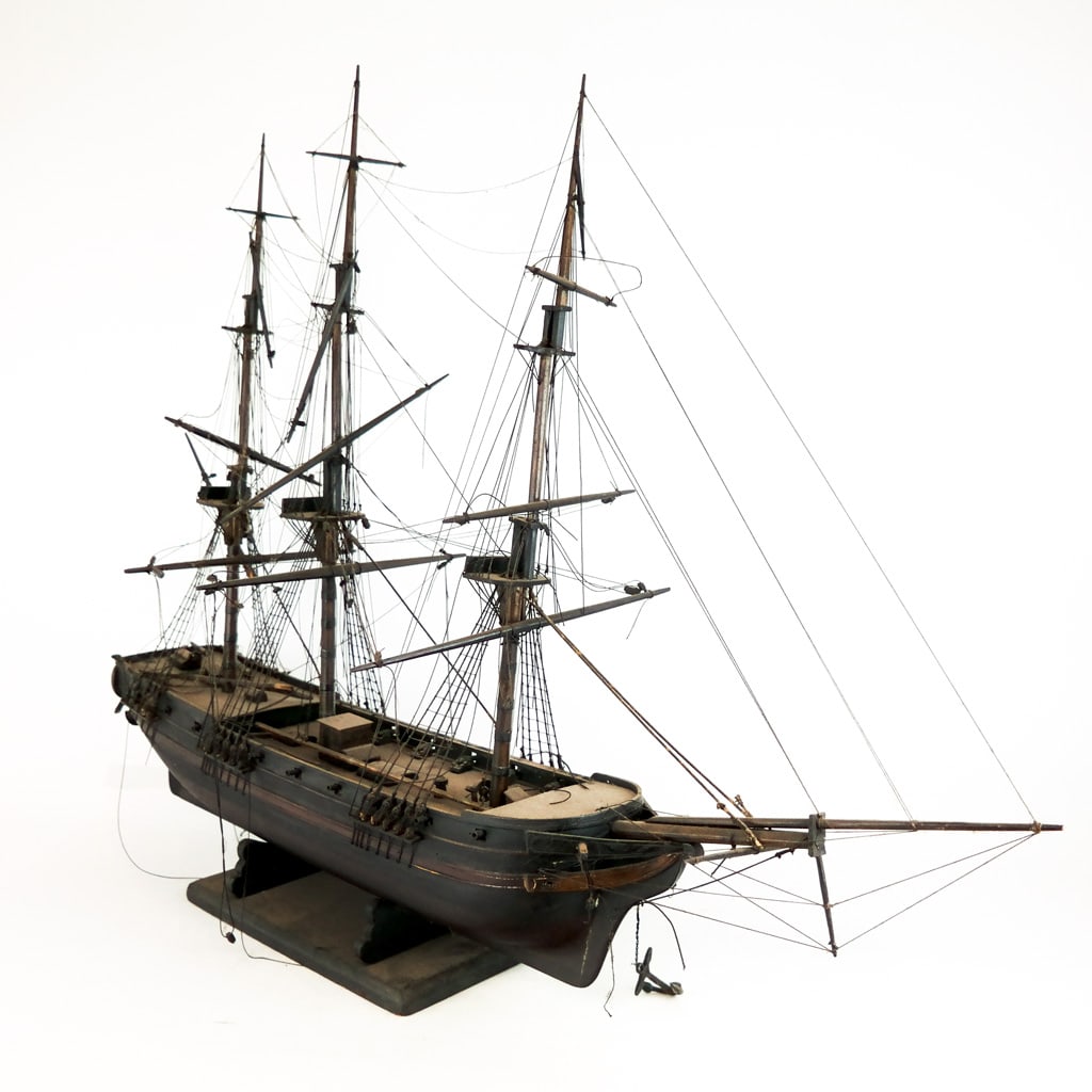 Clipper Ship Model on Stand (1 of 15)