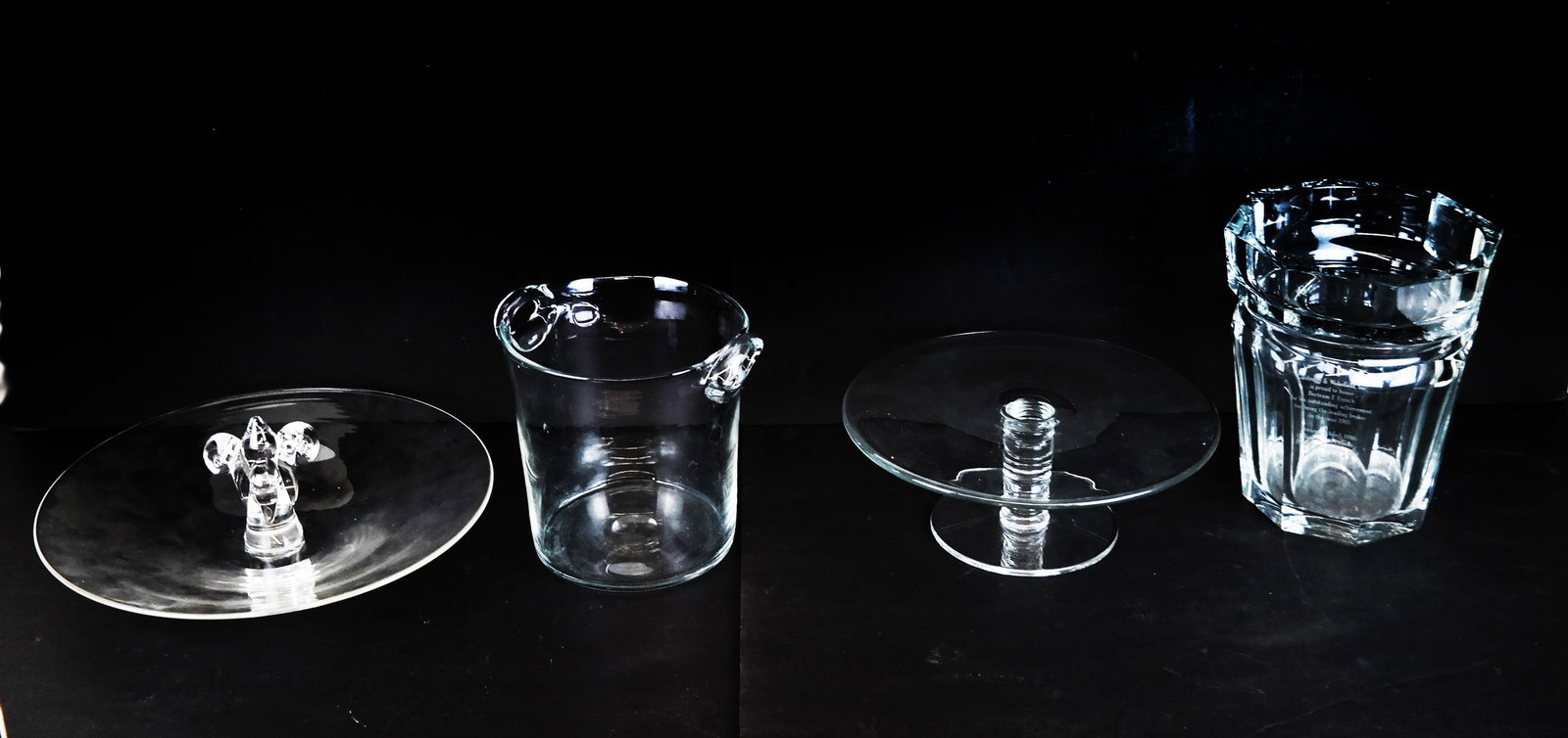 Assembled Group of Glass Serving Items (4) (1 of 12)