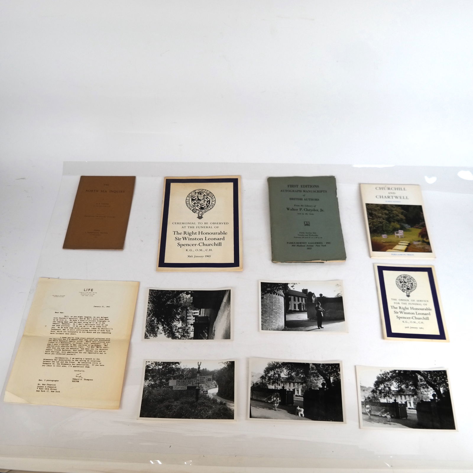 Winston Churchill Funeral Program, Dated 1965 (1 of 9)