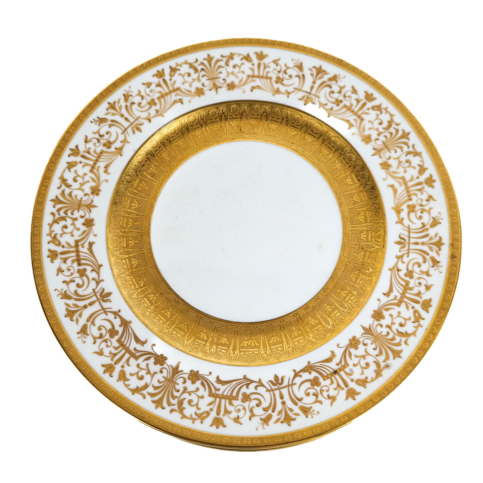 Cauldron Gilt-Decorated Dinner Plates (12) (1 of 8)