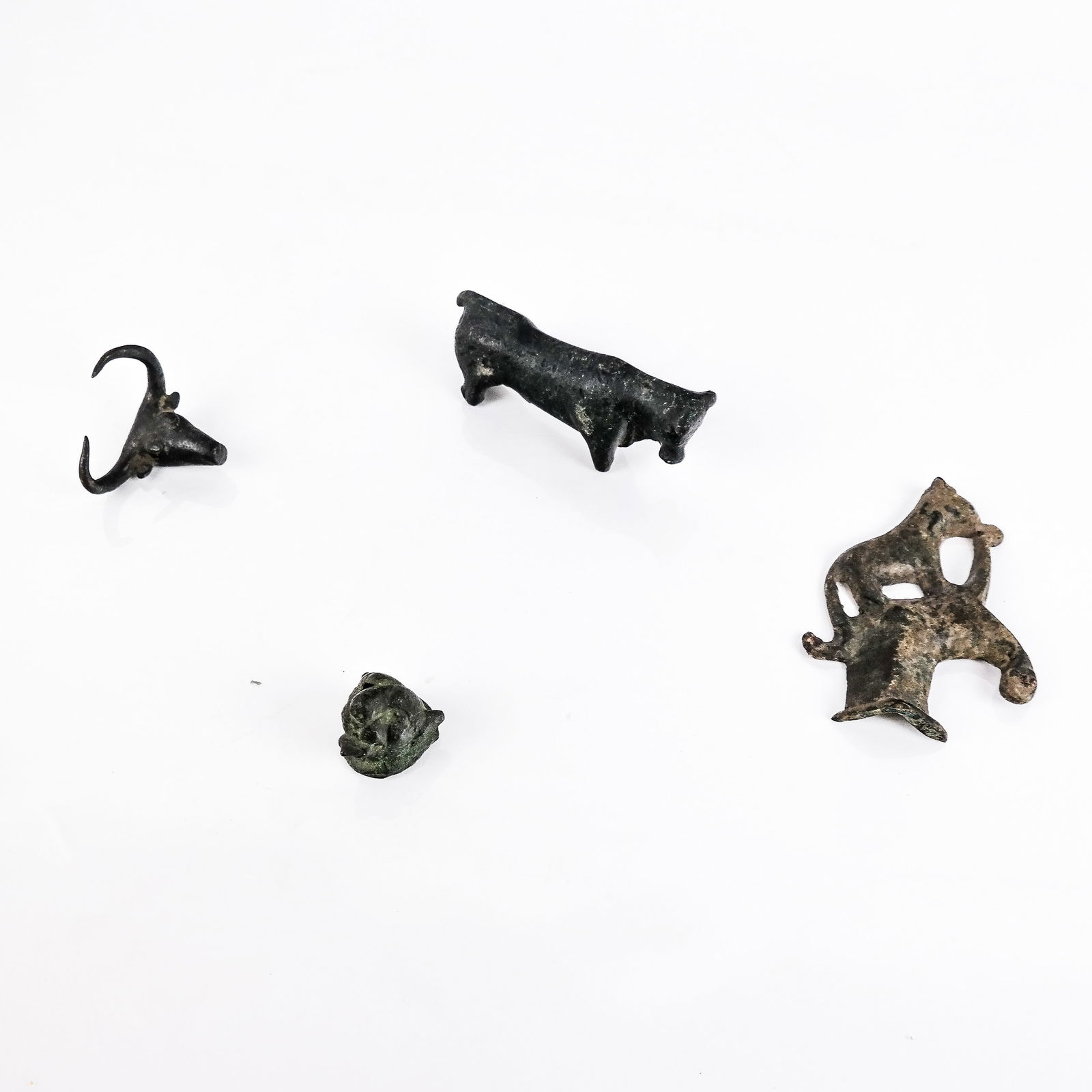 Antiquities: Small Classical Bronze Figures (4) (1 of 6)