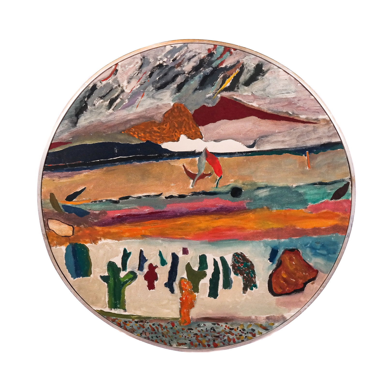 Christopher LANE: "Cactus" - Oil Painting (1 of 8)